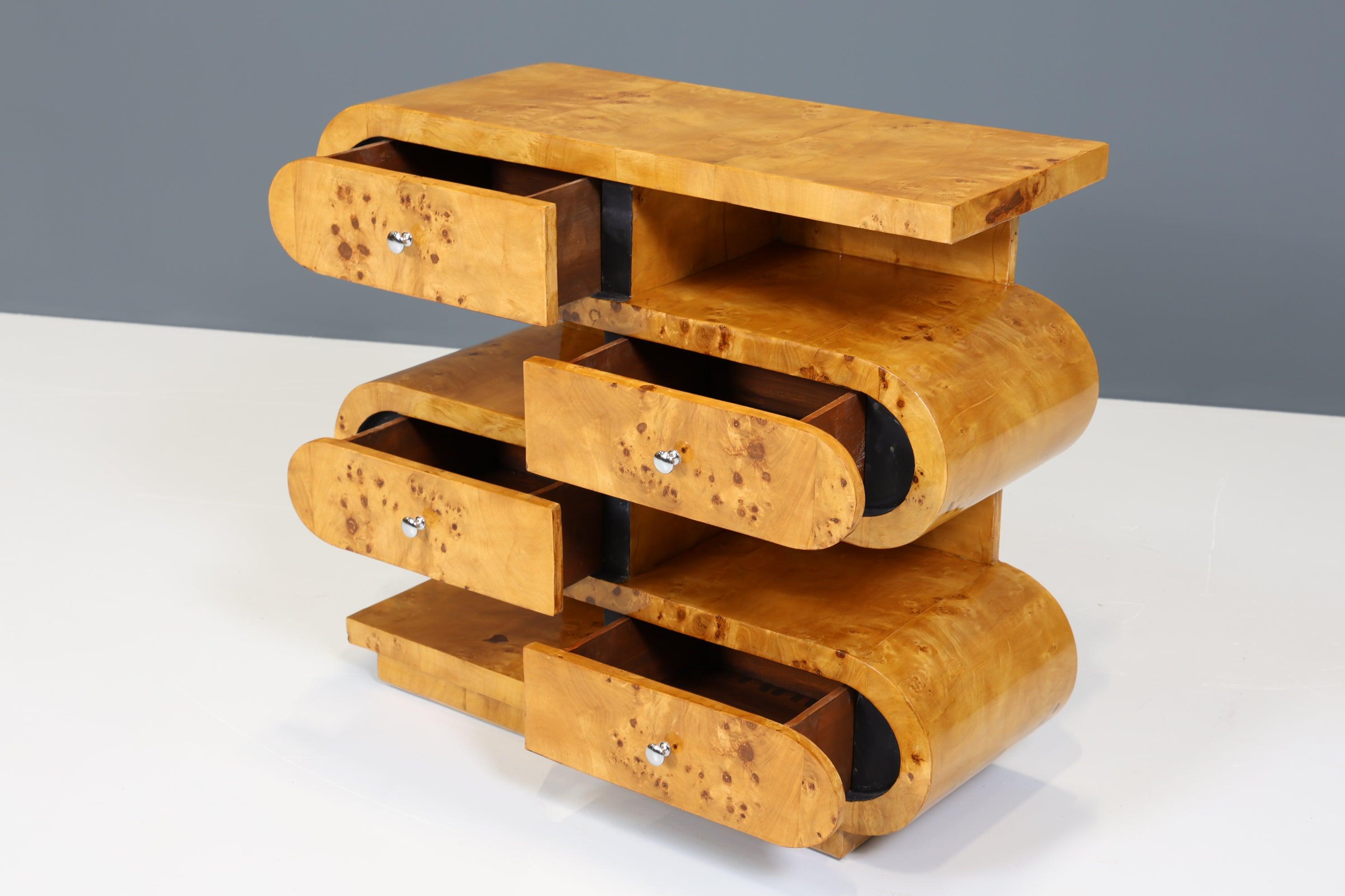 Traumhaftes Art Deco Stil Sideboard Bücherregal Biedermeier Antik Stil Kommode