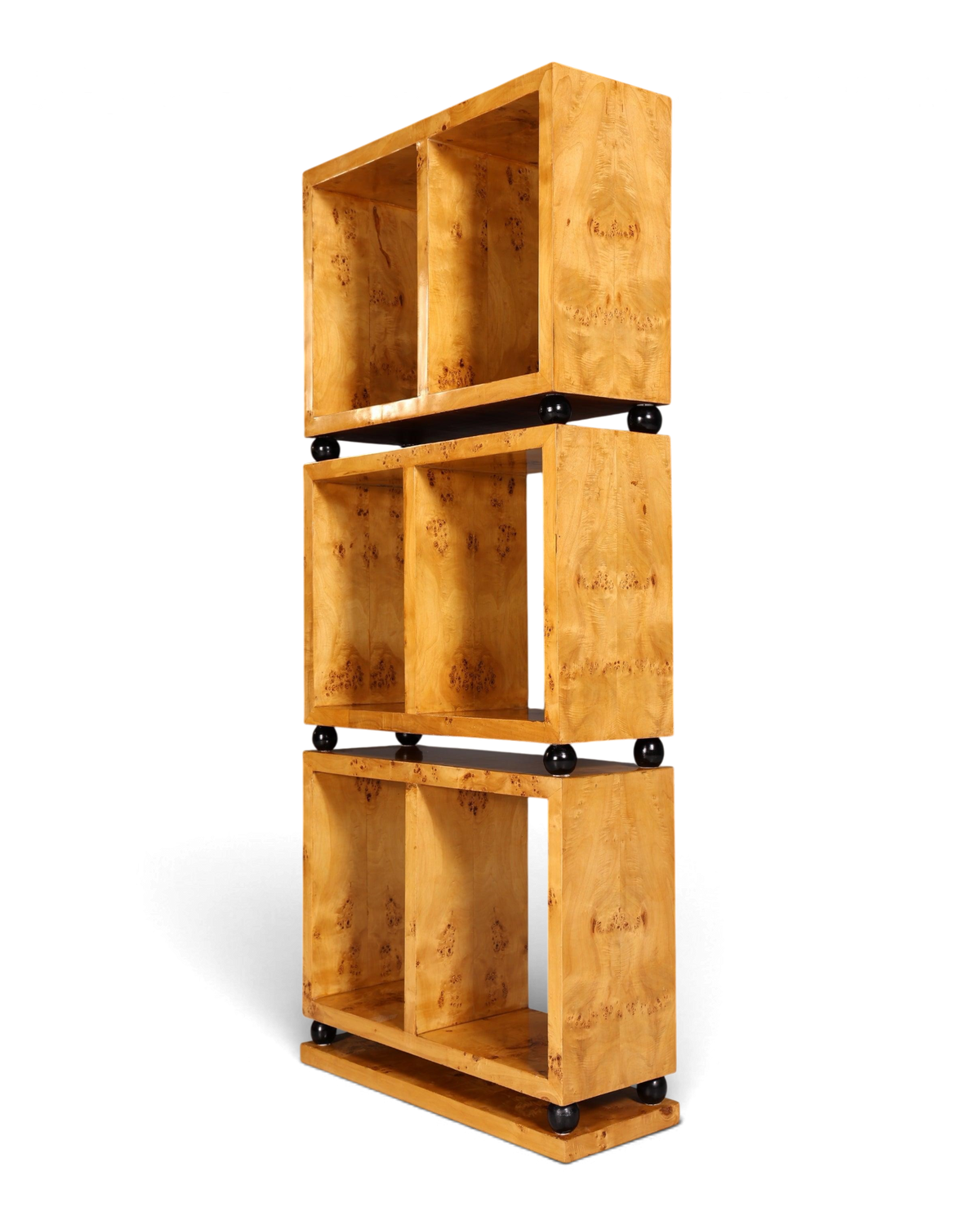 Wunderschönes Art Deco Design Bücherregal Birke Luxus Regal Bookshelf