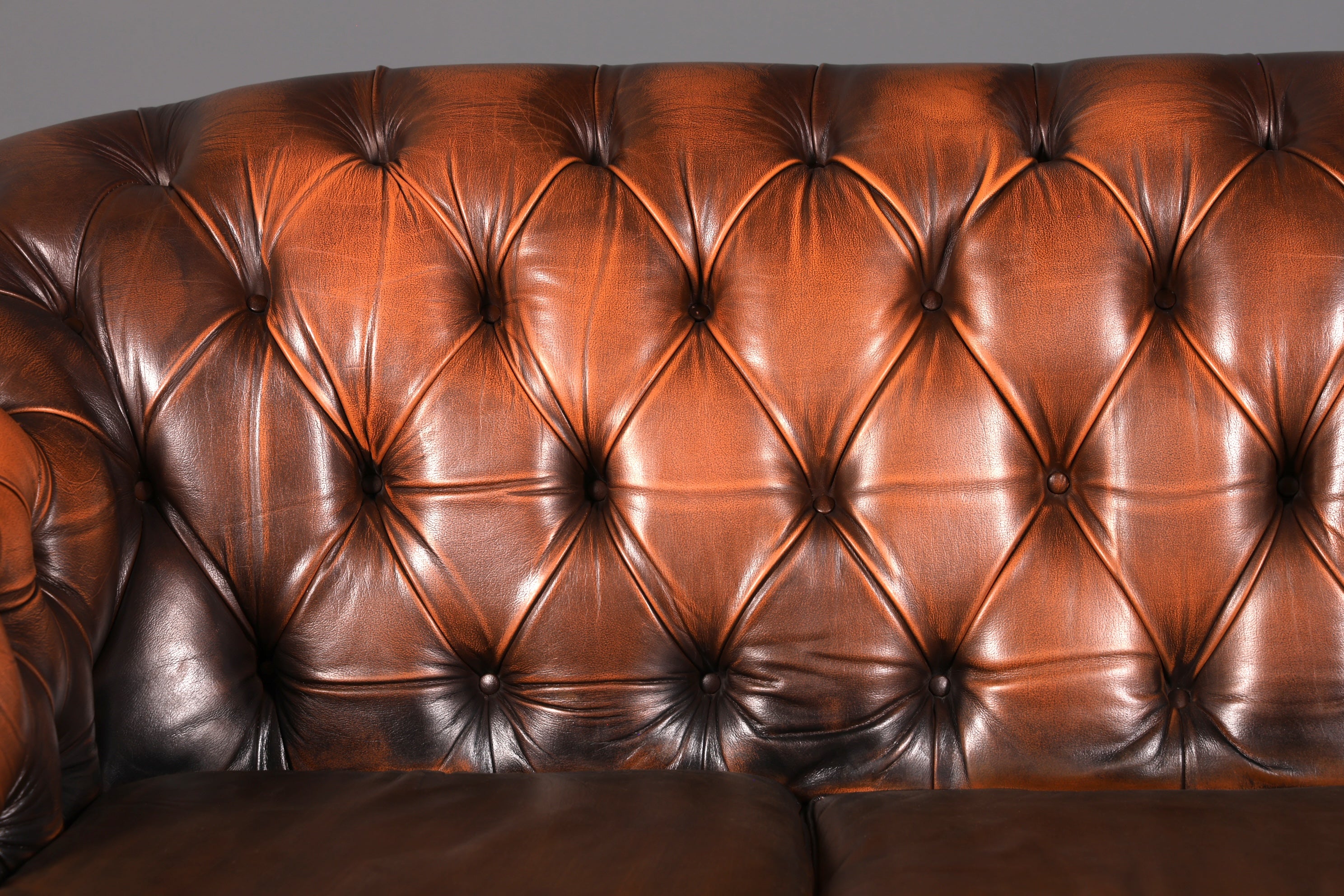 G154 Finish cm Wunderschönes Original Chesterfield Centurion Sofa 3- Sitzer echt Leder Couch (Kopie)
