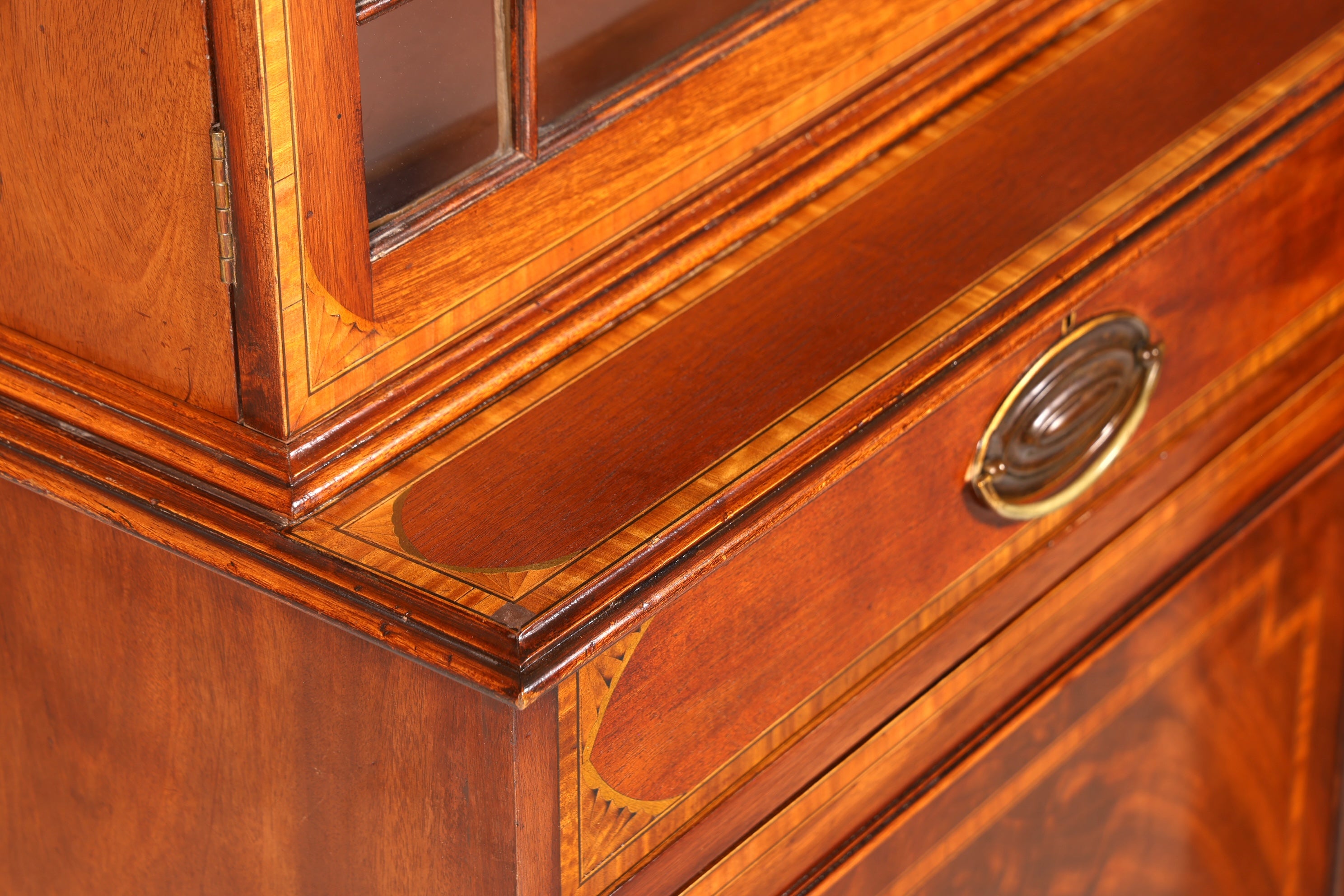 Wunderschöne Englische Vitrine Bibliothek Bücherschrank UK Buffet Schrank 60s Jahre