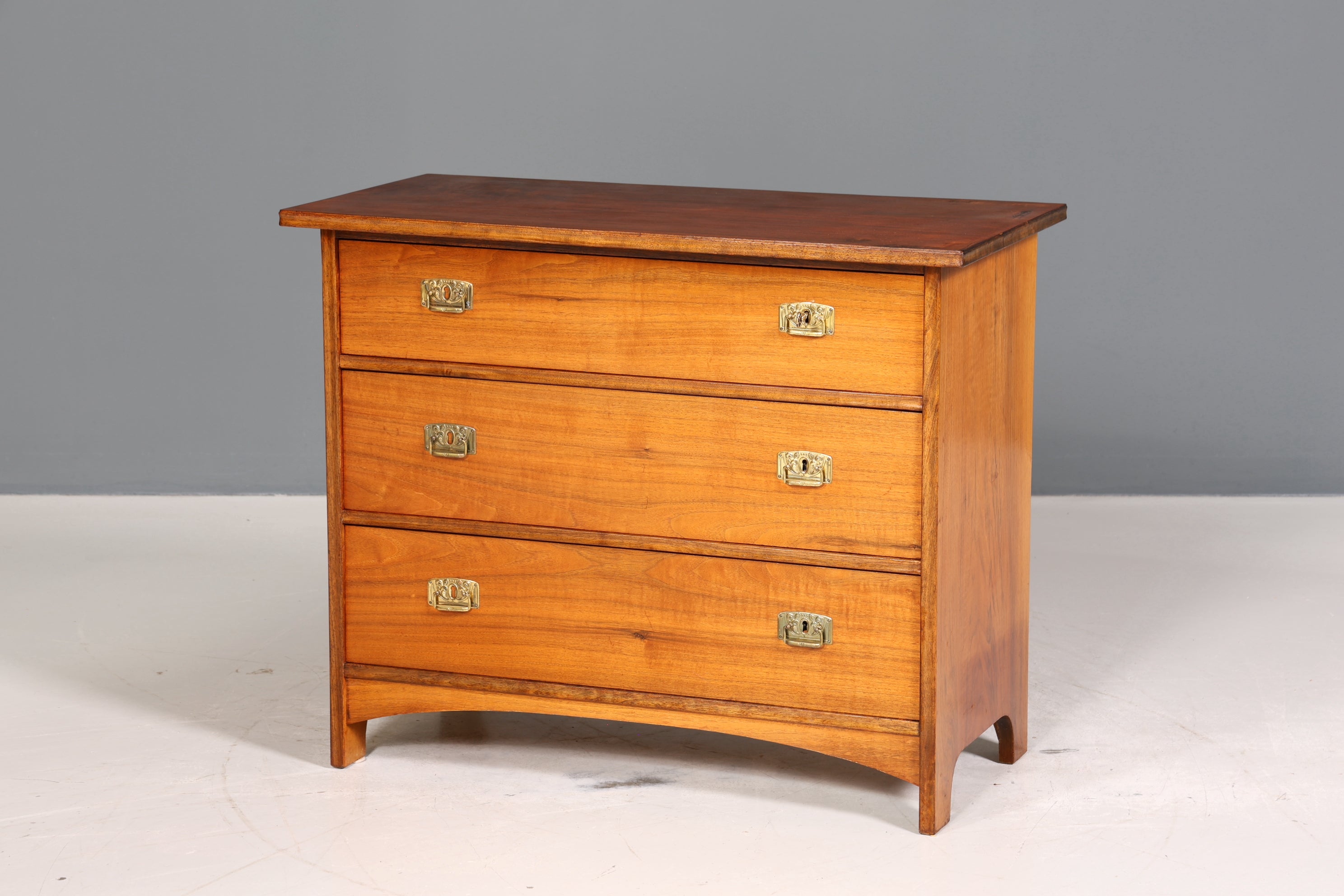 Stilvolles Jugendstil Sideboard Antik Eiche Schrank Schubladenkommode