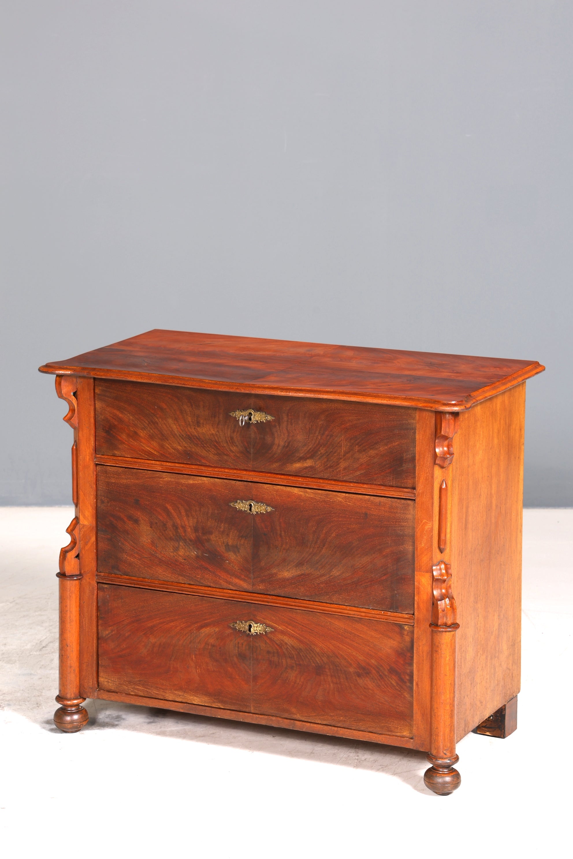 Wunderschöne Louis Philippe Kommode Gründerzeit Sideboard um 1880 Schubladenkommode Antik Wäschekommode