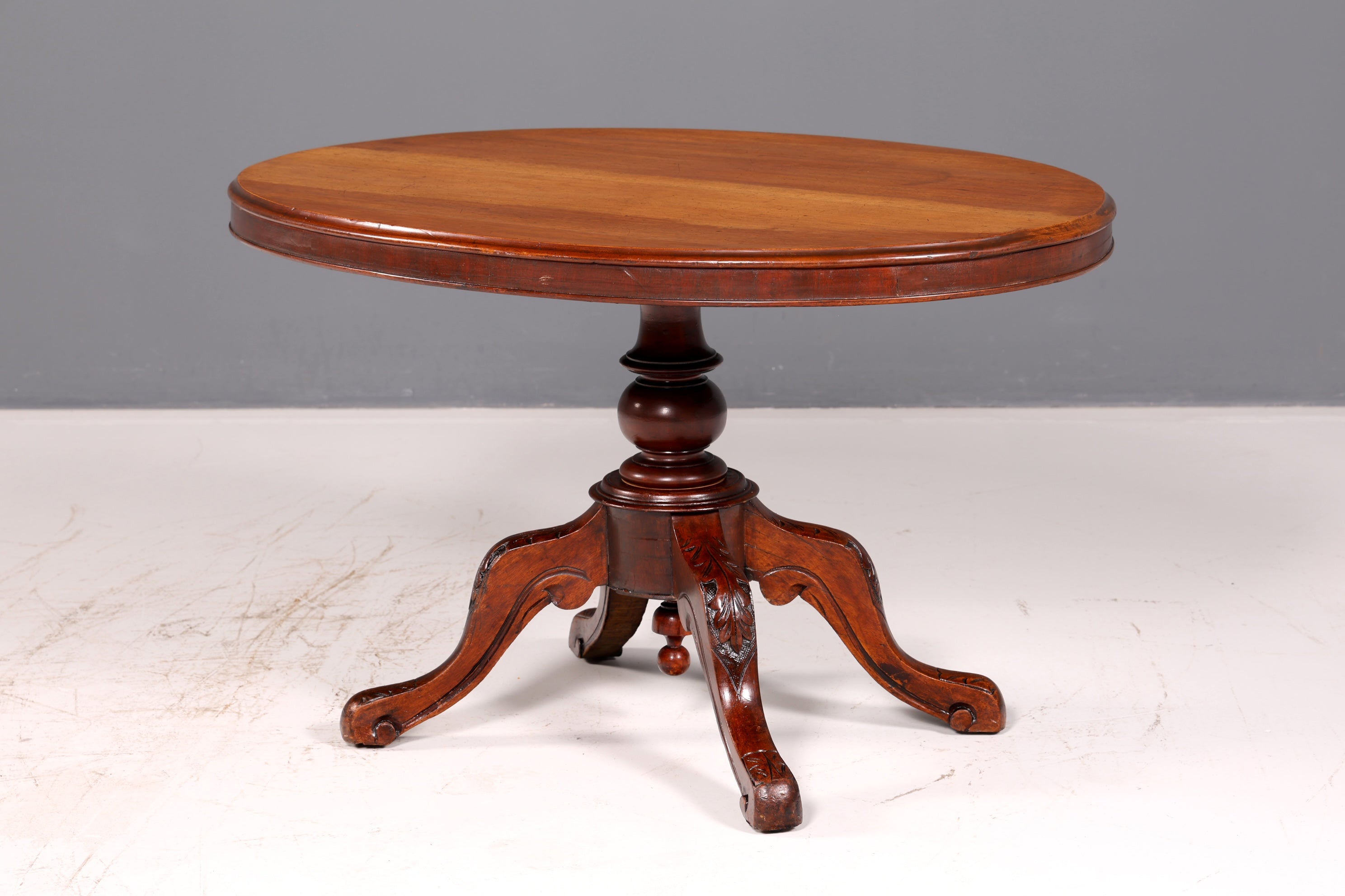 Edler Louis Philippe Esstisch Oval Tisch Echt Holz Esszimmertisch Englisch Küchentisch