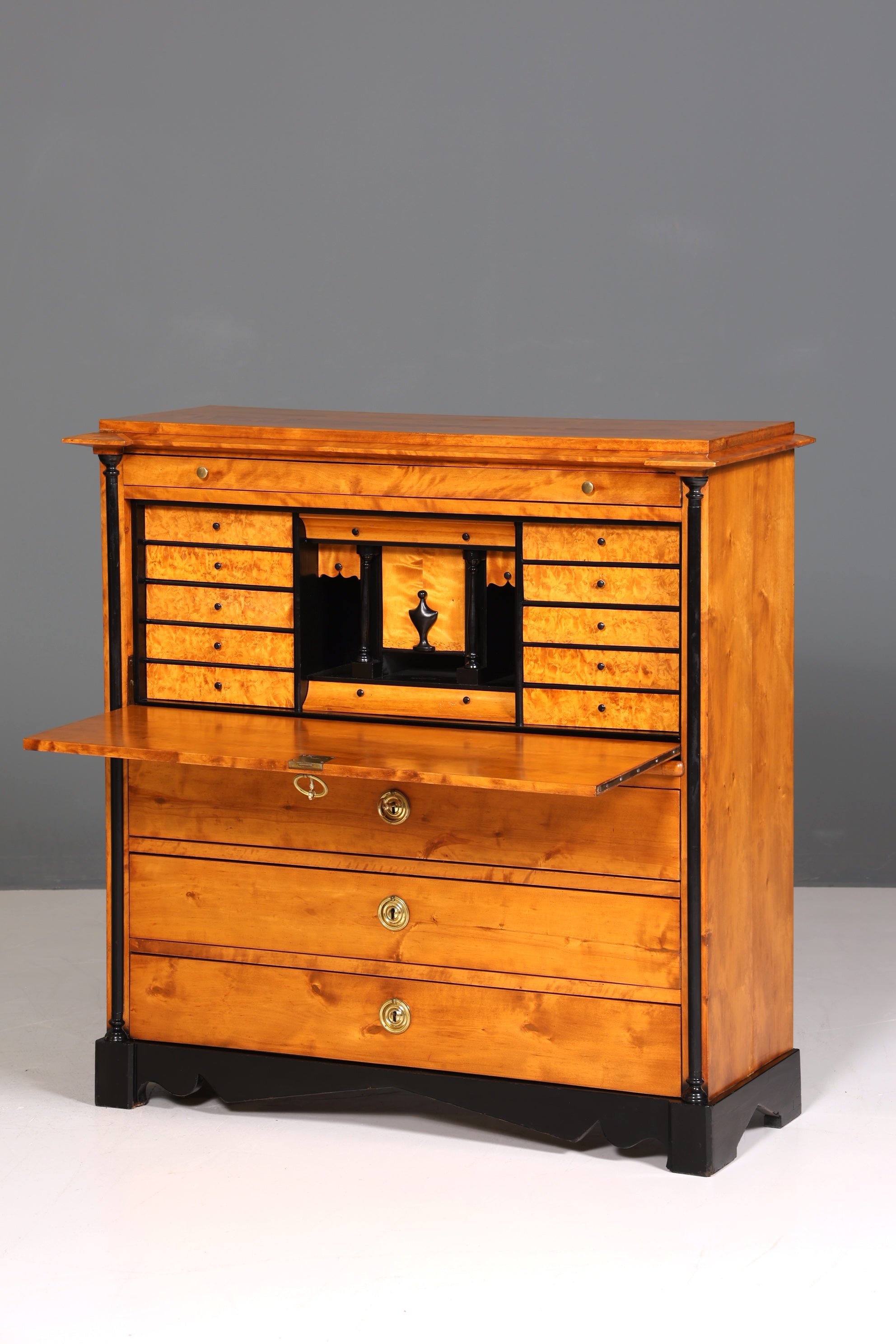 Traumhafter Original Biedermeier Sekretär um 1860 Kommode Antik Bürokommode