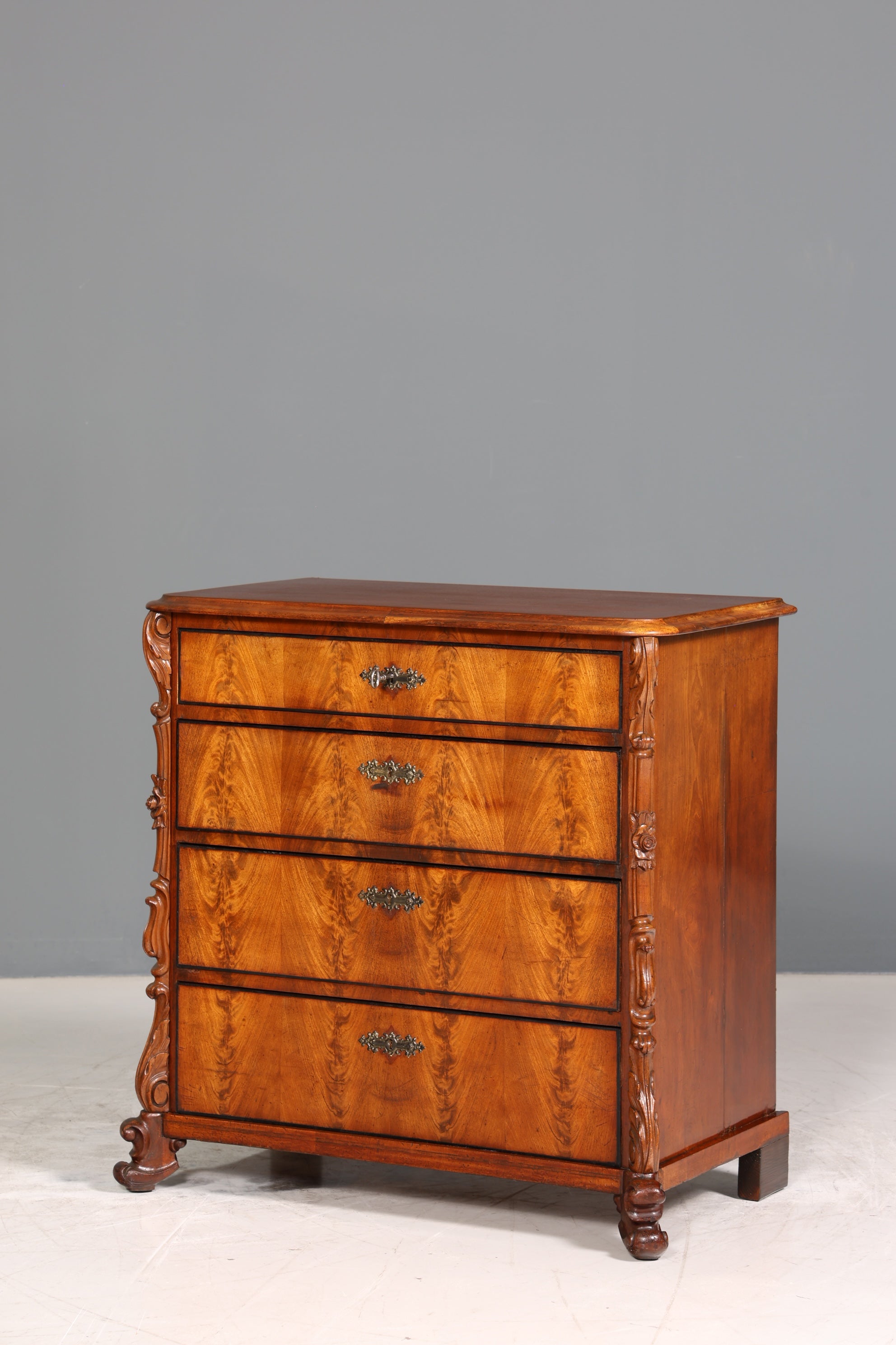 Traumhafte Louis Philippe Kommode Biedermeier Antik Schubladenkommode Sideboard um 1880