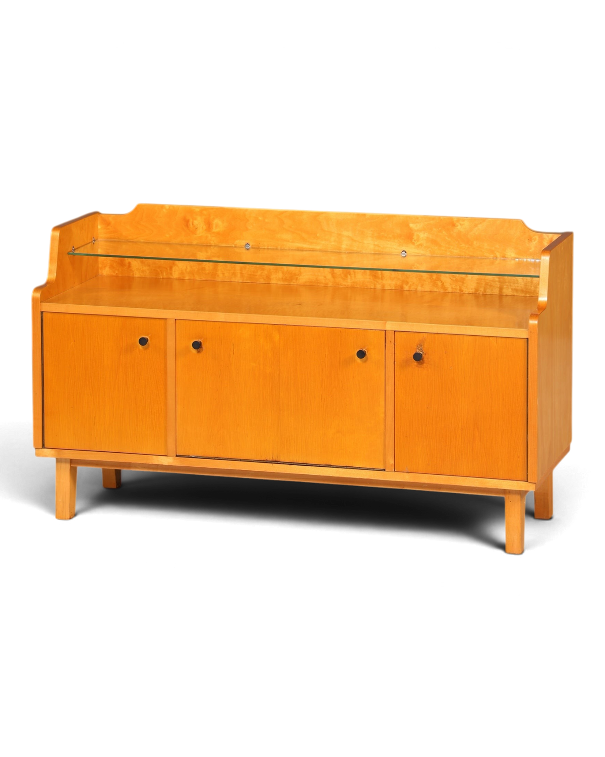 F966 Finish cm Wunderschönes Mid Century Kommode Vintage TV Sideboard 60s Schrank Flurkommode Klappschrank