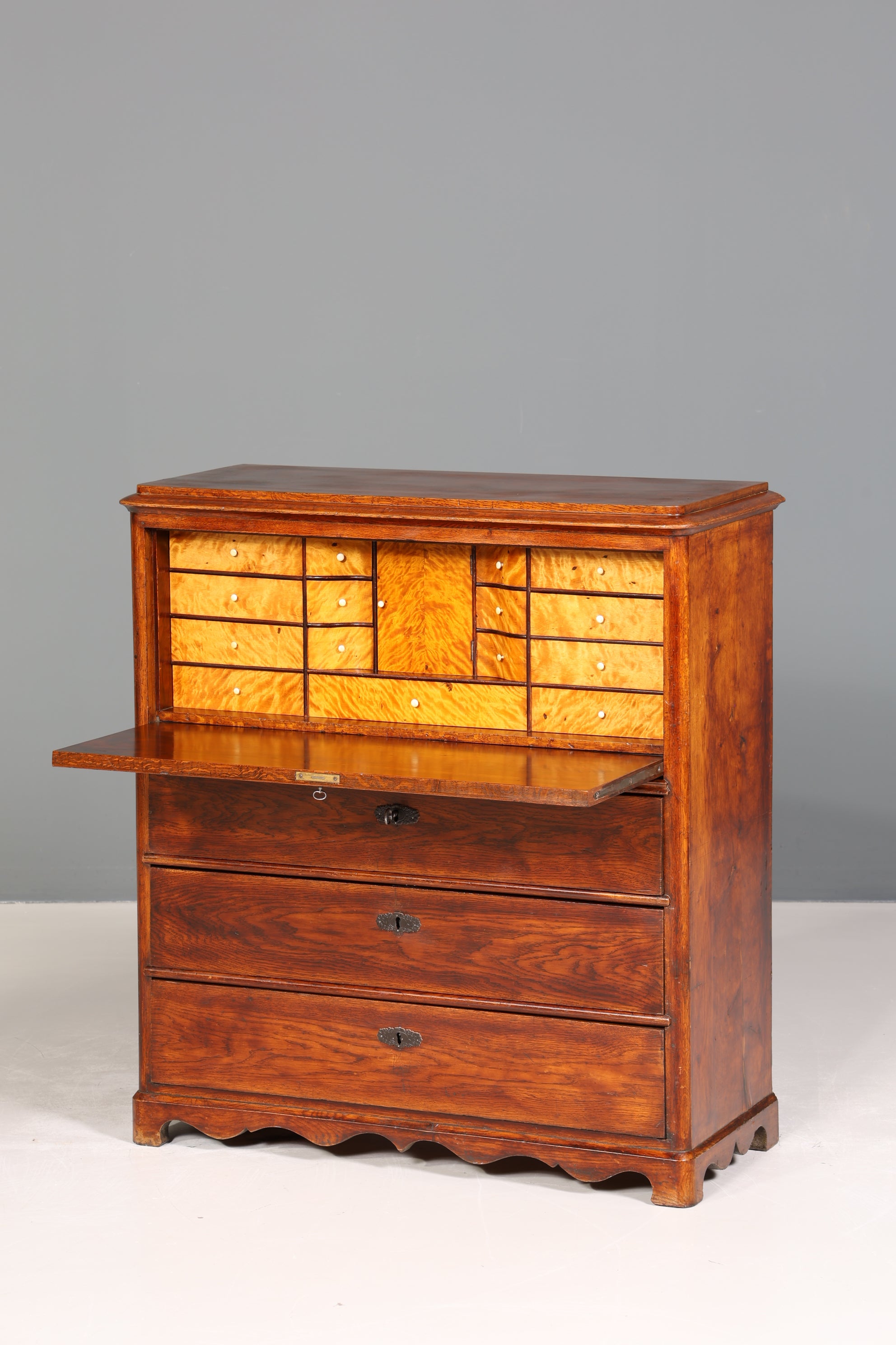 Traumhafter Louis Philippe Sekretär um 1880 Biedermeier Antik Schrank Chiffoniere Kommode