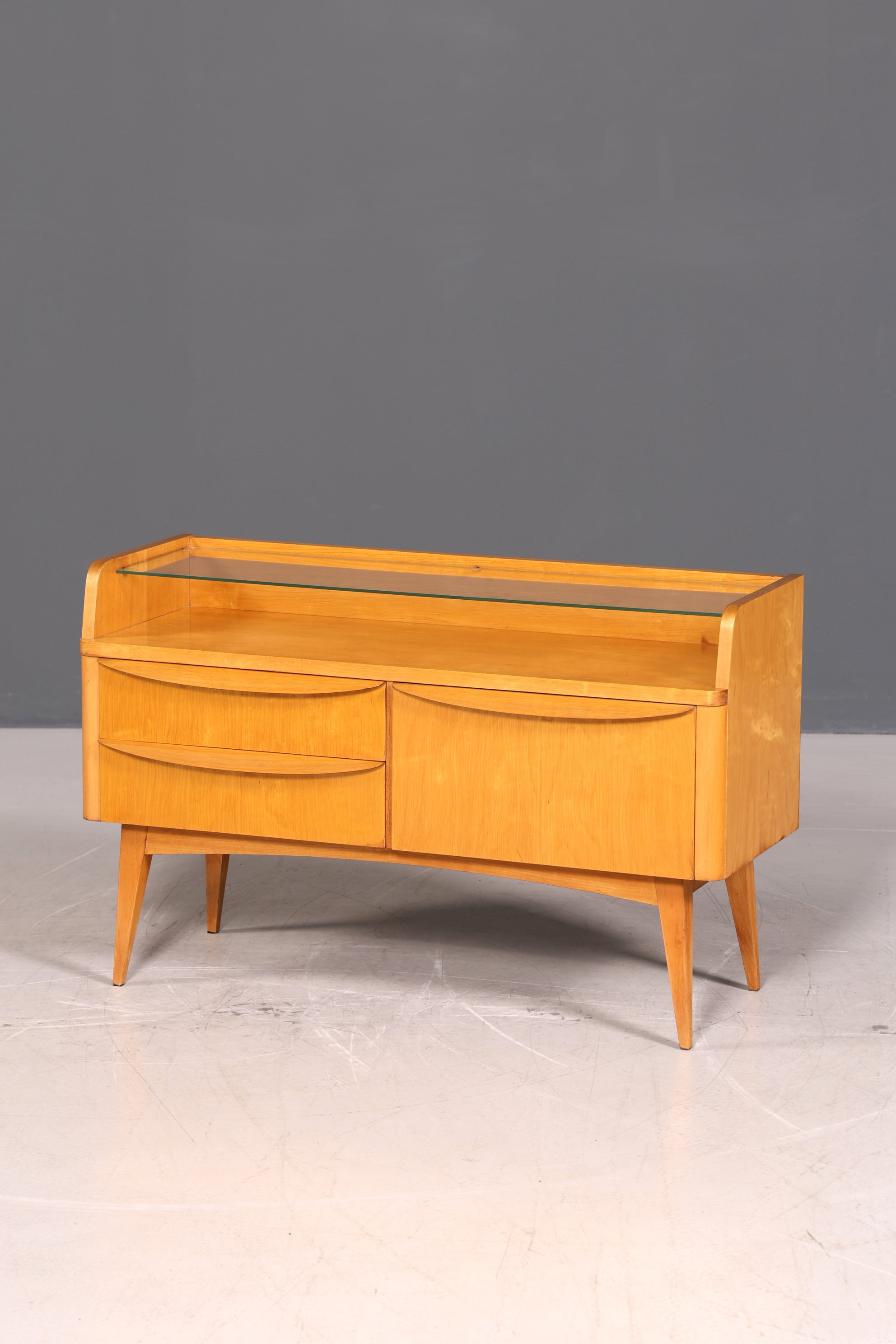 Original Hellerau Schrank Franz Ehrlich Mid Century Sideboard Lowboard DDR Design