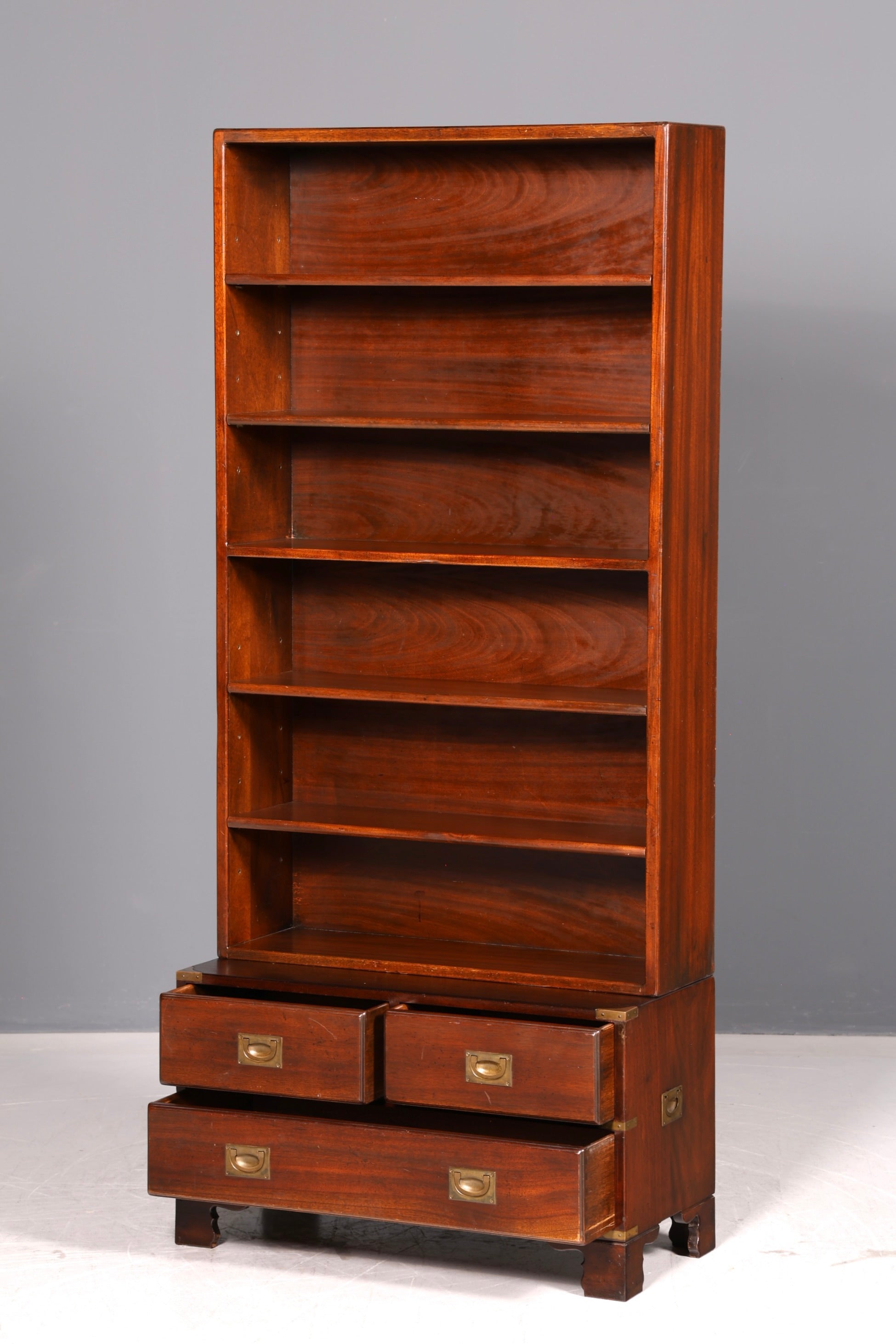 Wunderschönes Maritimes Regal Bücherregal Englisch Buchablage Echt Holz Bookshelf Kolonial Standregal Vintage