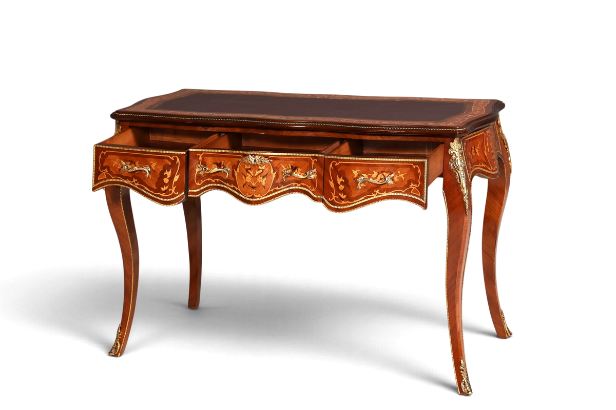 Traumhafter Louis XV Stil Schreibtisch French Desk Antik Stil Bürotisch
