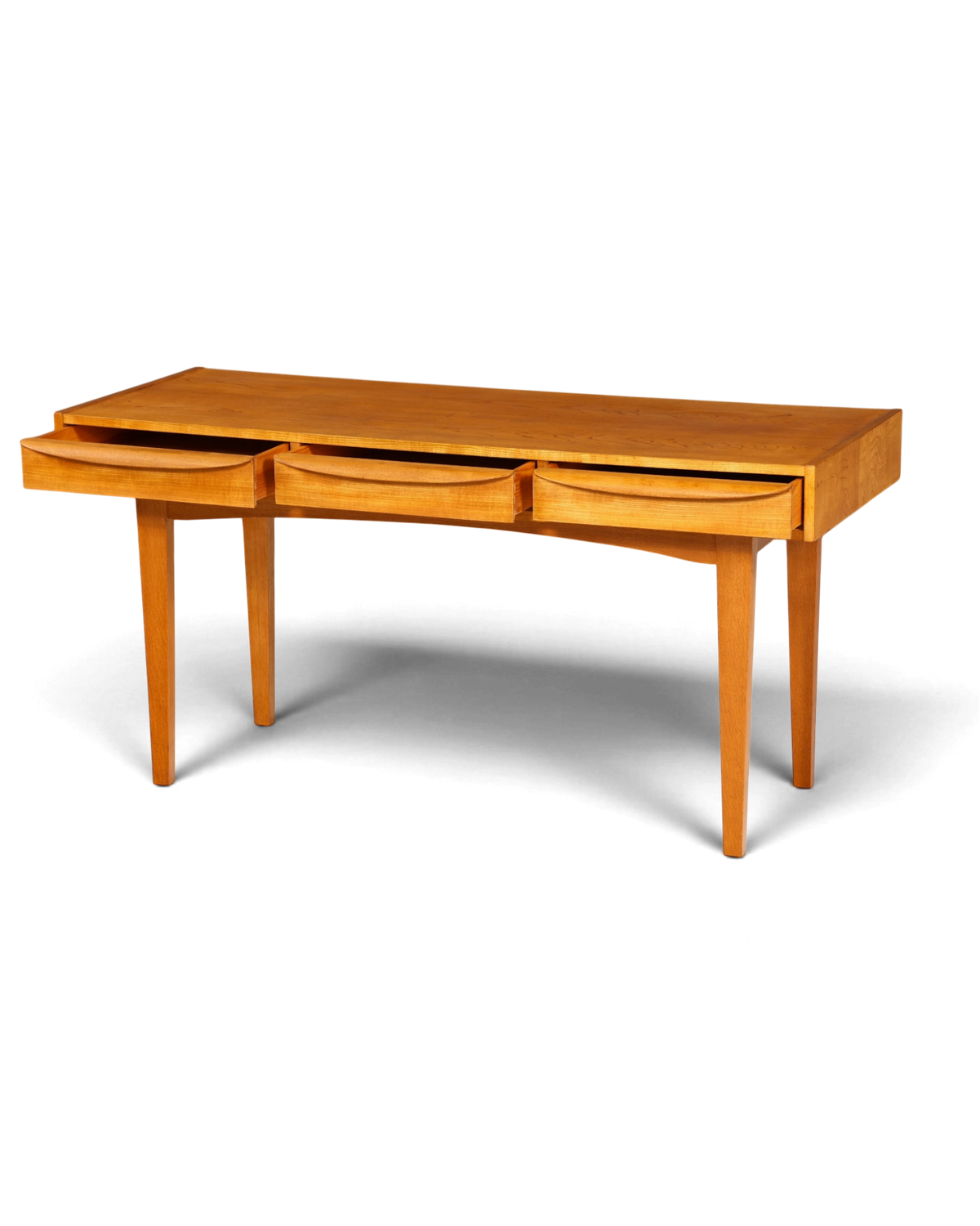 Original Hellerau Schreibtisch Modell 602 Mid Century Franz Ehrlich Design Bürotisch Vintage Desk