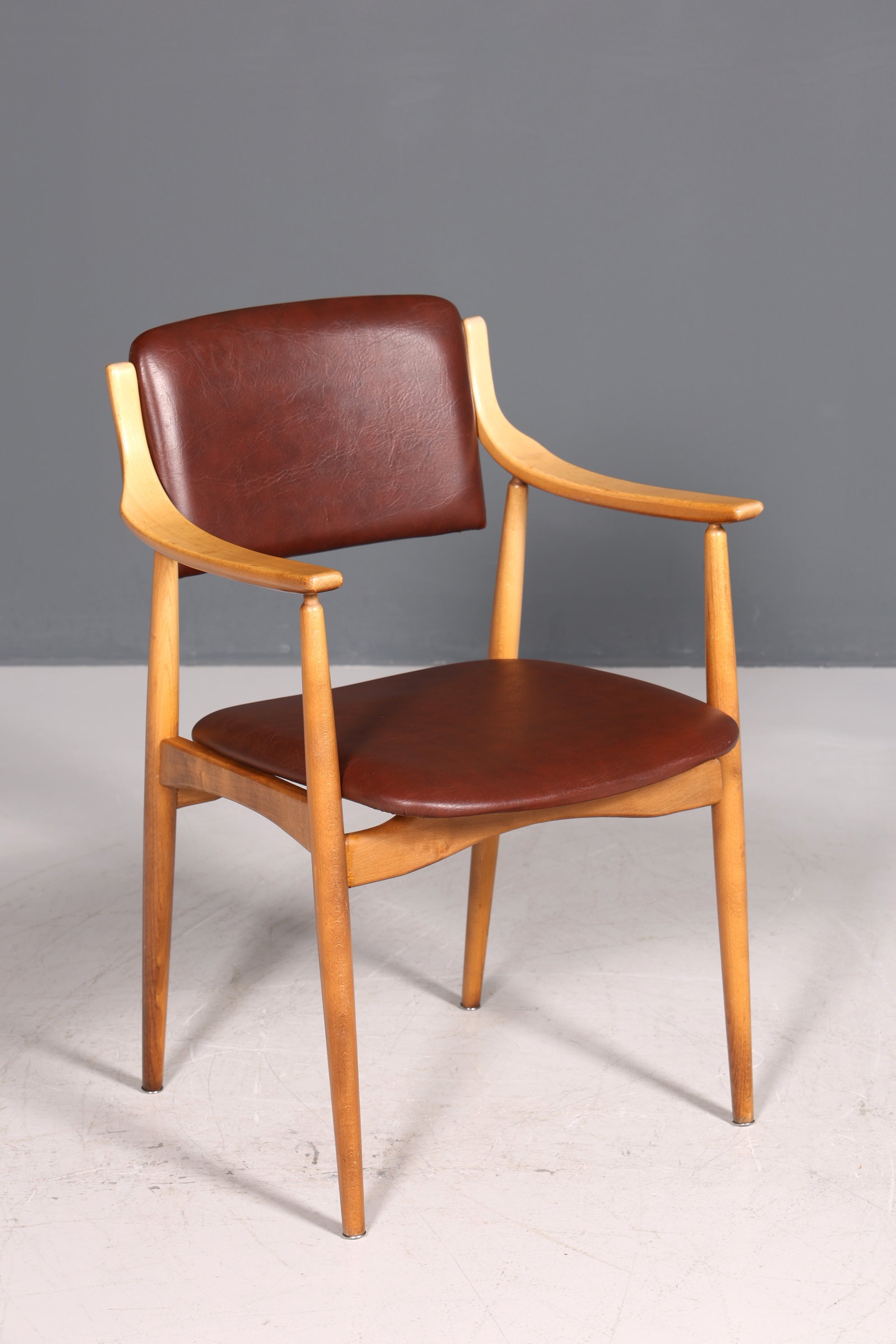 Stilvoller Mid Century Stuhl Retro Sekretär Stuhl Danish Design Küchenstuhl Esszimmer Stuhl