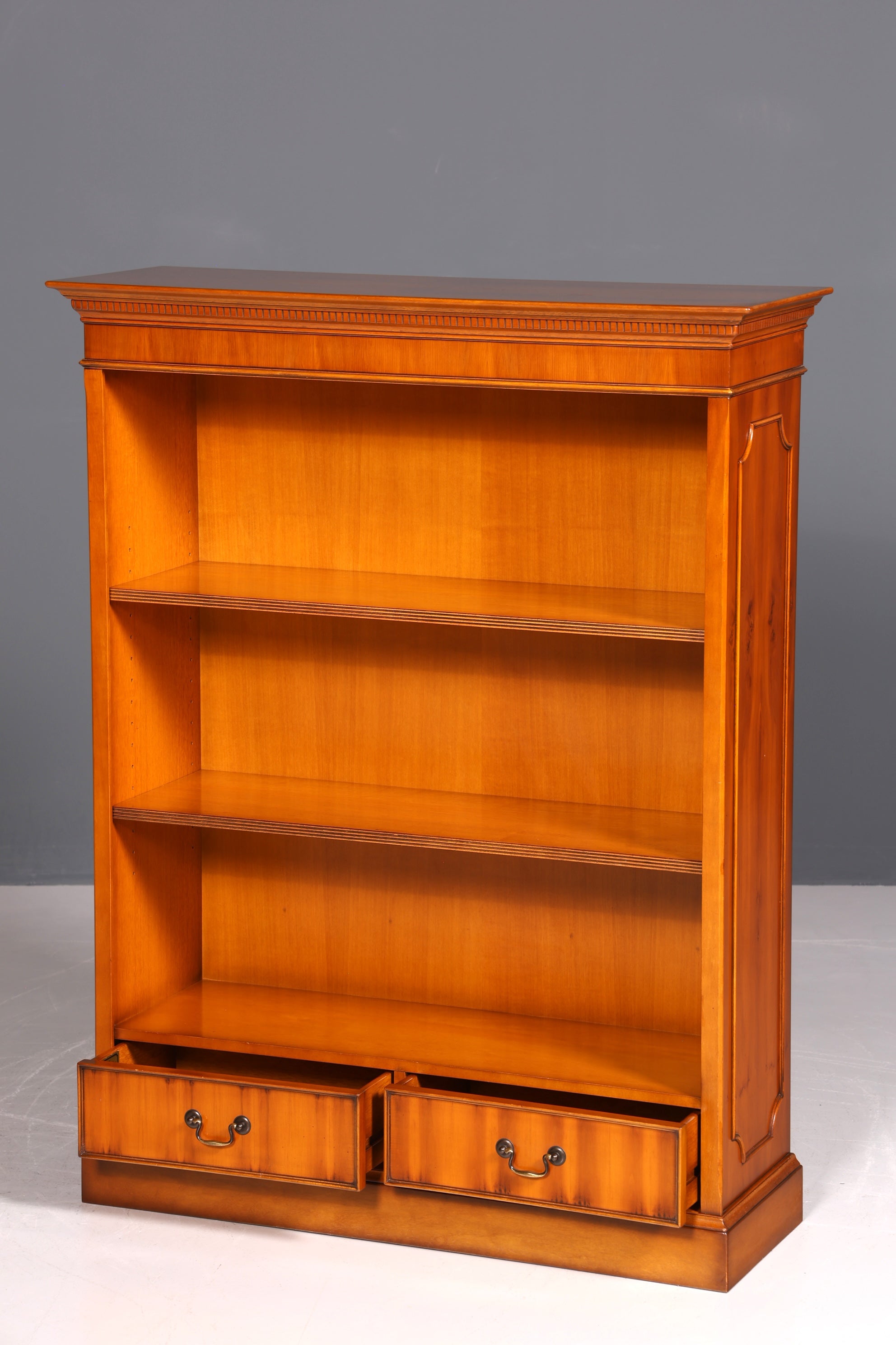 Wunderschönes Original Heldense Bücherregal Englisches Holz Bücher Ablage Leseregal