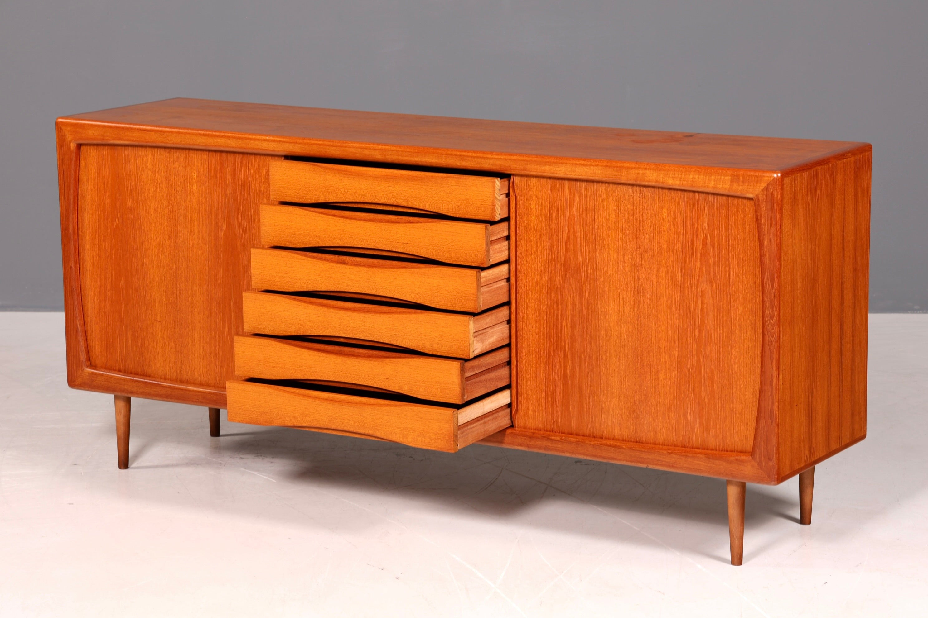 Edles Original Dyrlund Sideboard Mid Century Schrank Danish Design Teak Holz TV Schrank 60s Buffet
