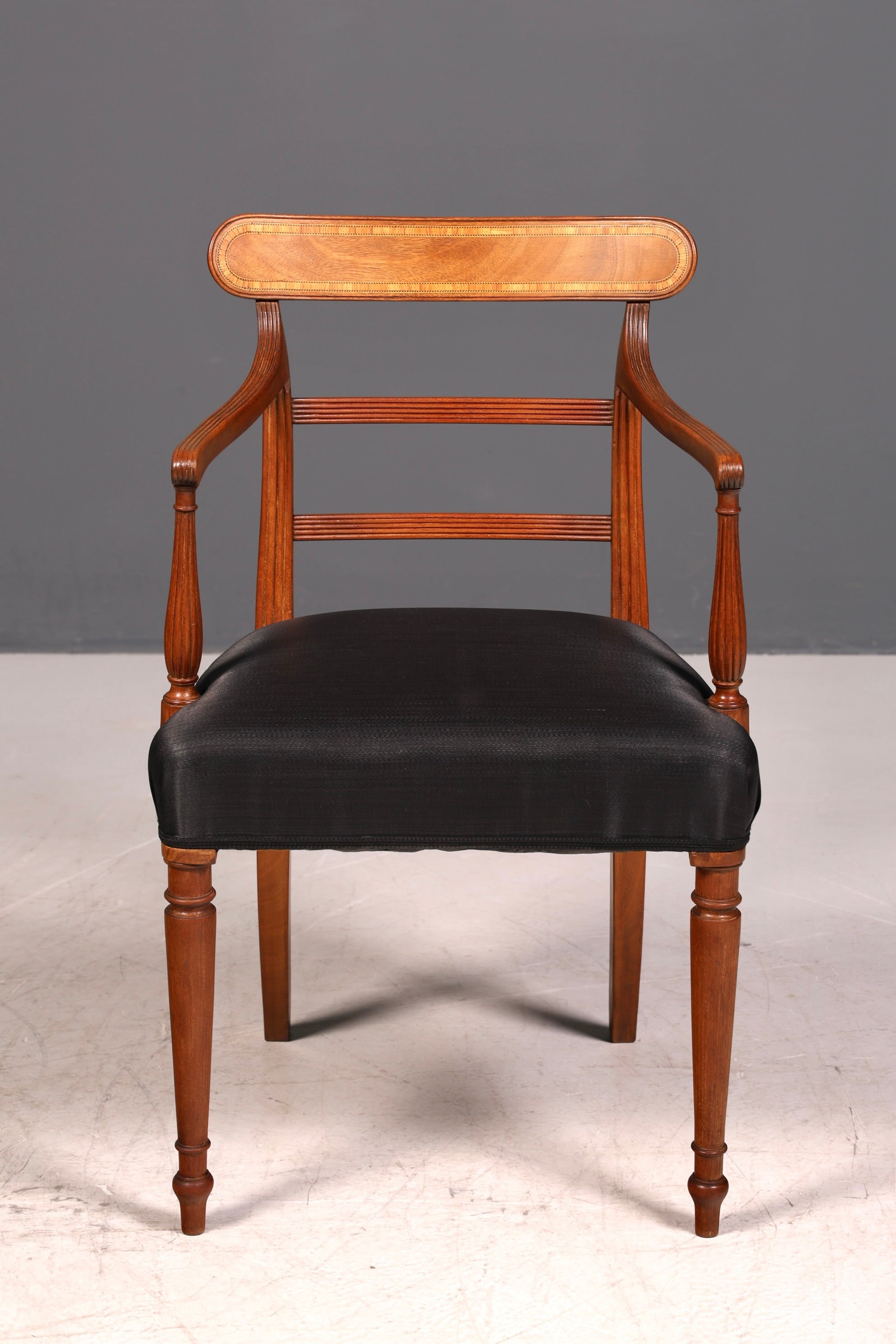 Biedermeier Rosshaar mit dazu schreibenG386 Finish Wunderschöner Englischer Stuhl UK Küchenstuhl Antik Stil Sekretär Stuhl Polsterstuhl (Kopie 2)