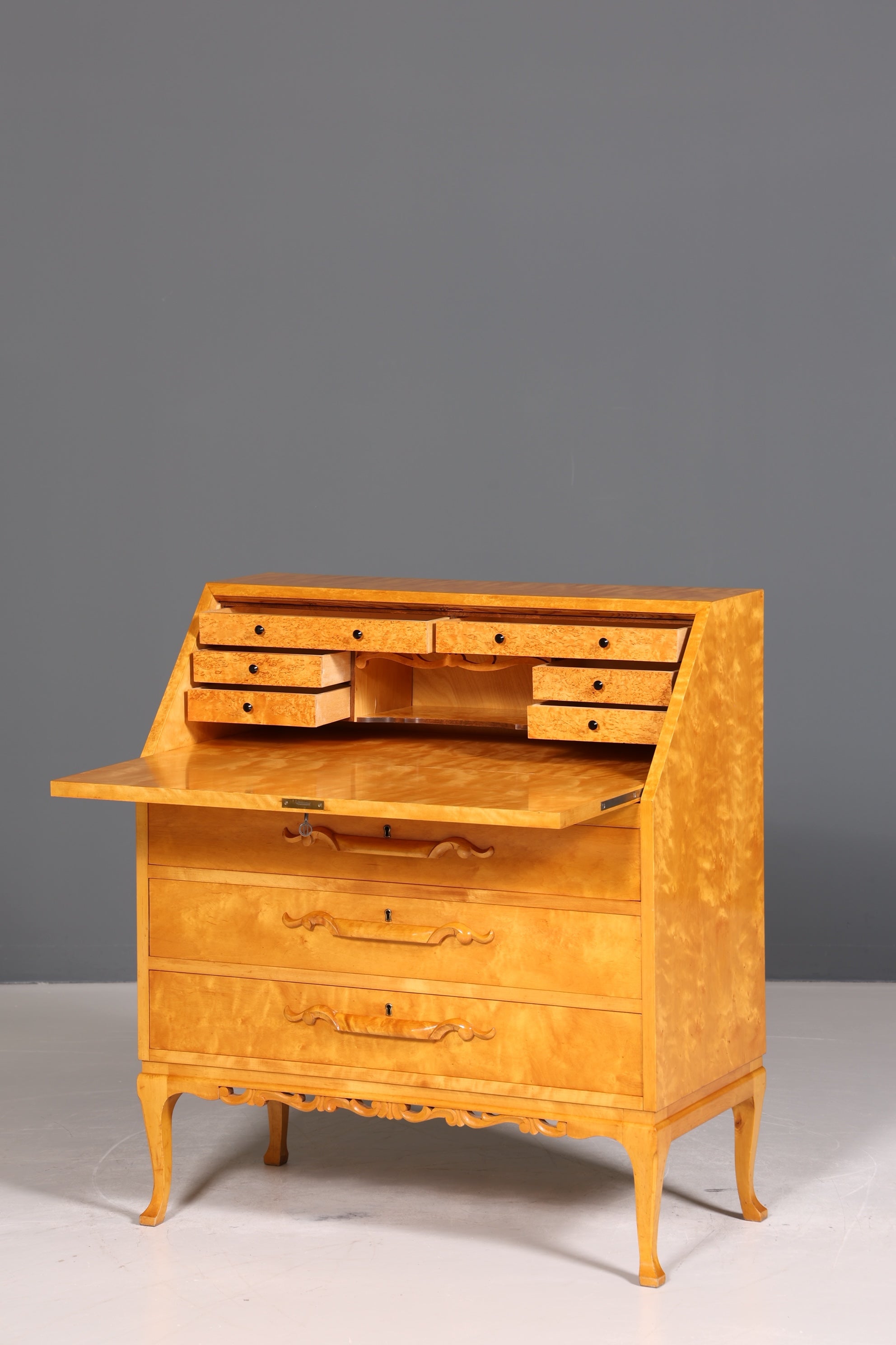 Wunderschöner Sekretär um 1930 Büro Kommode echt Holz Sekretär Schreibtisch Kommode