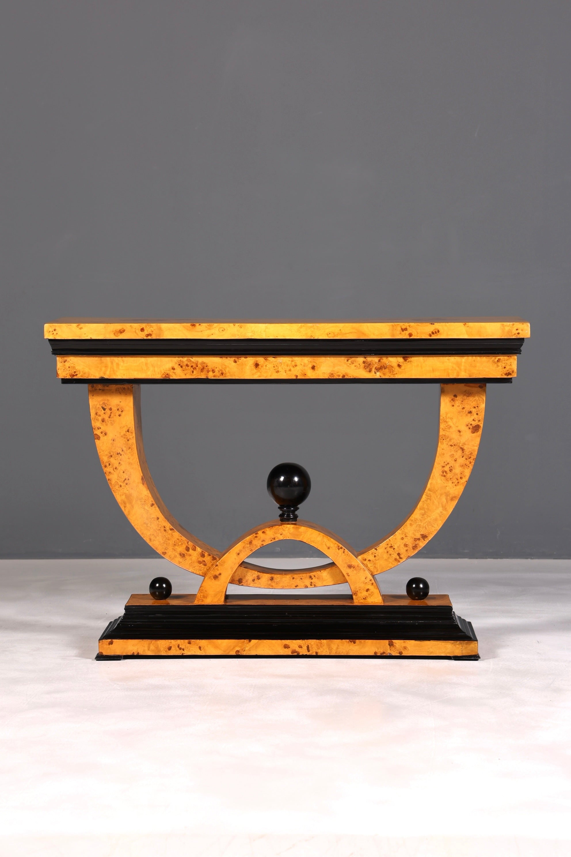 Wunderschöne Art Deco Stil Wandkonsole Flur Ablagetisch Birke Biedermeier Konsole Tisch