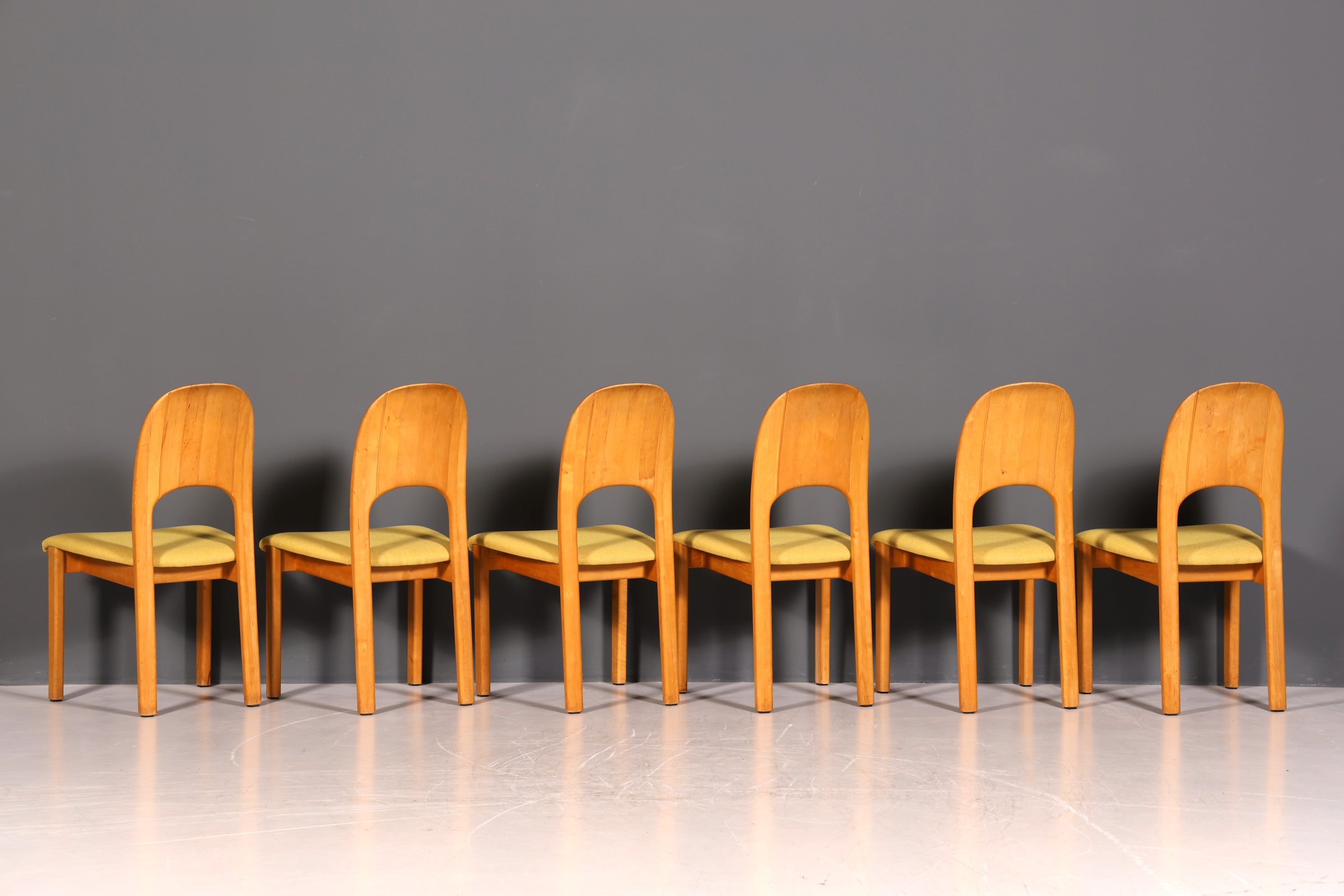 6x Schlichte Mid Century Stühle Retro Stuhlset von Holstebro Møbelfabrik Danish Design Küchenstühle Esszimmer Stühle