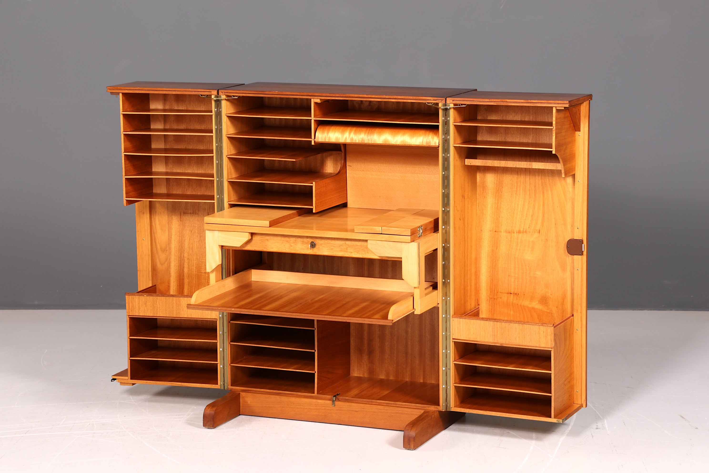 Seltener Magic Box Sekretär Mummenthaler & Meier Mid Century Schreibkommode Büro Schrank Schweiz