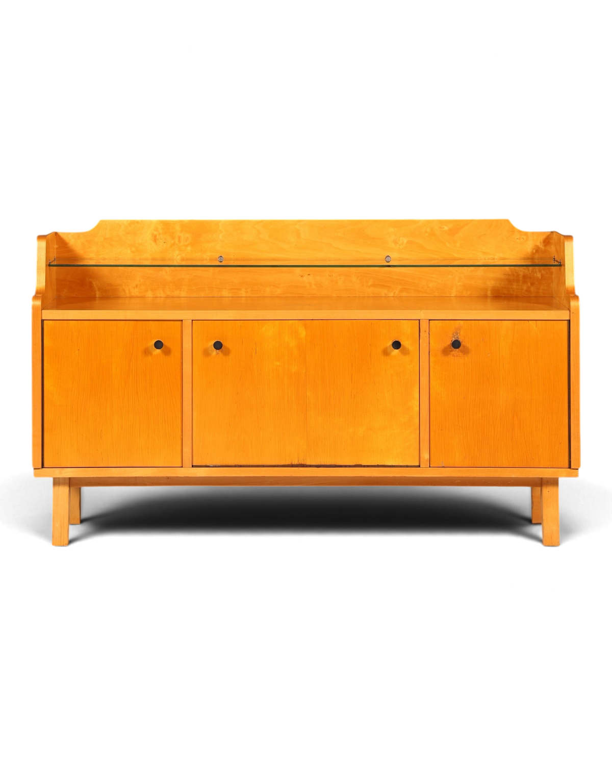 F966 Finish cm Wunderschönes Mid Century Kommode Vintage TV Sideboard 60s Schrank Flurkommode Klappschrank