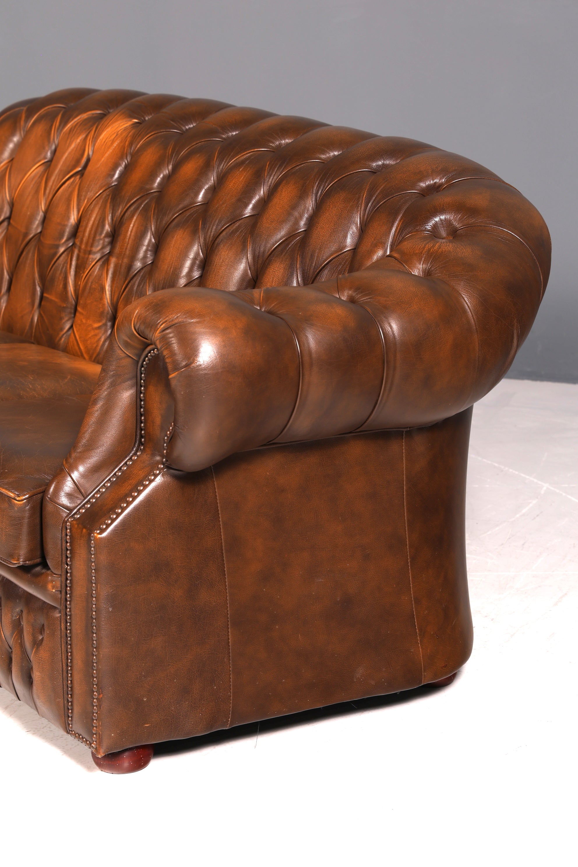 Wunderschönes Original Chesterfield Centurion Sofa 3- Sitzer echt Leder Couch