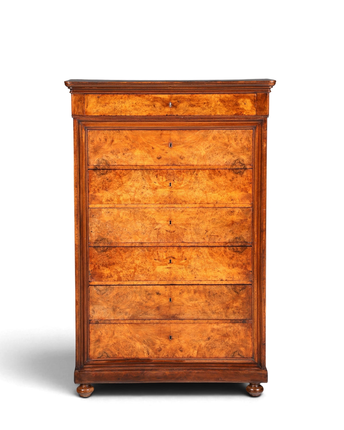 F941 Finish Wunderschönes Gründerzeit Vertiko Louis Philippe Kommode um 1880 Schubladenkommode