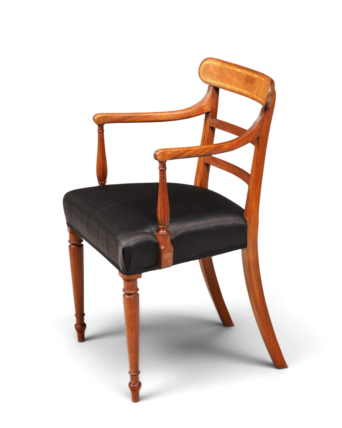 Biedermeier Rosshaar mit dazu schreibenG386 Finish Wunderschöner Englischer Stuhl UK Küchenstuhl Antik Stil Sekretär Stuhl Polsterstuhl (Kopie 2)