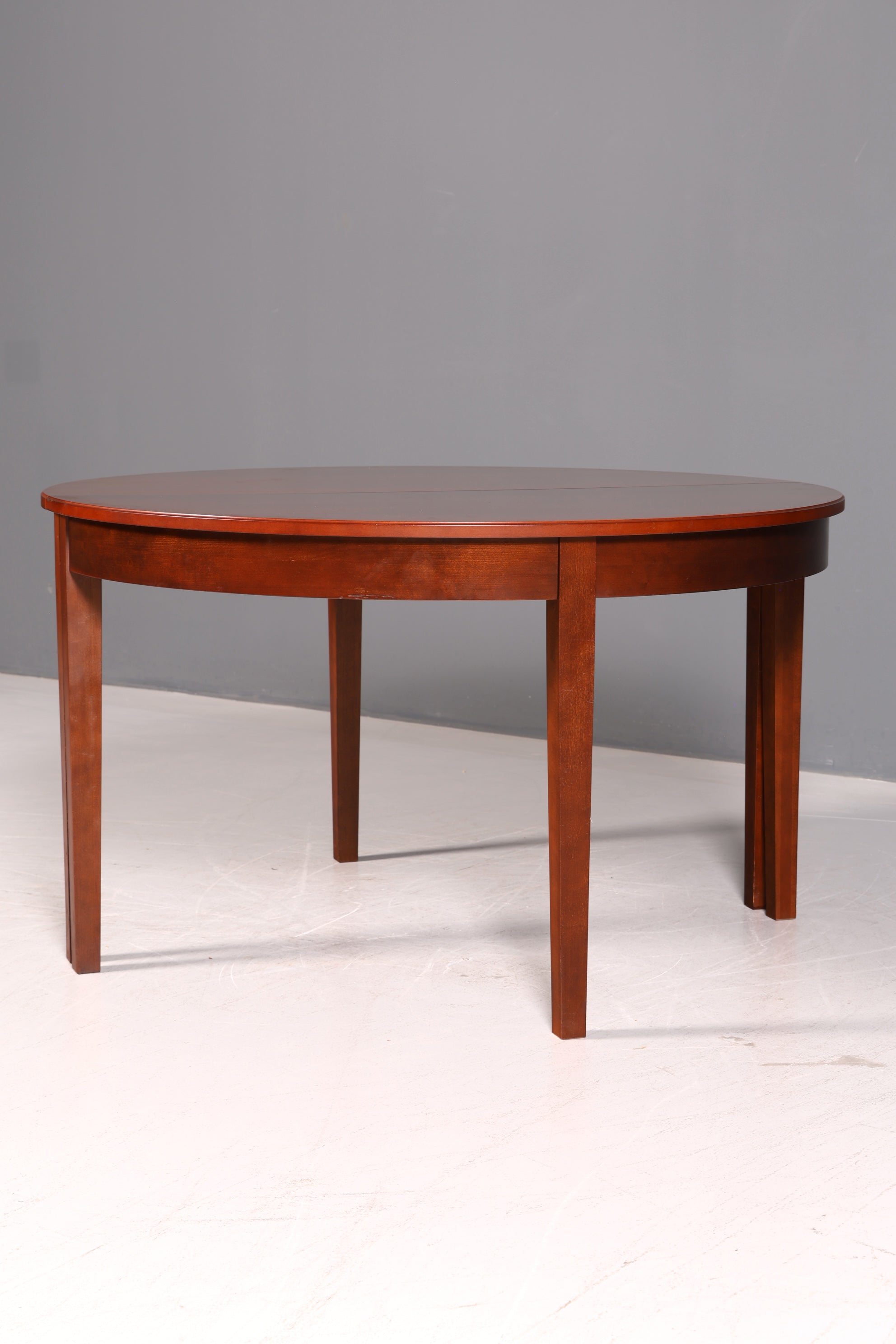 Dreamlike Mid Century Extendable Round Dining Table Vintage Kitchen Table Dining Room Table Round Table Wood