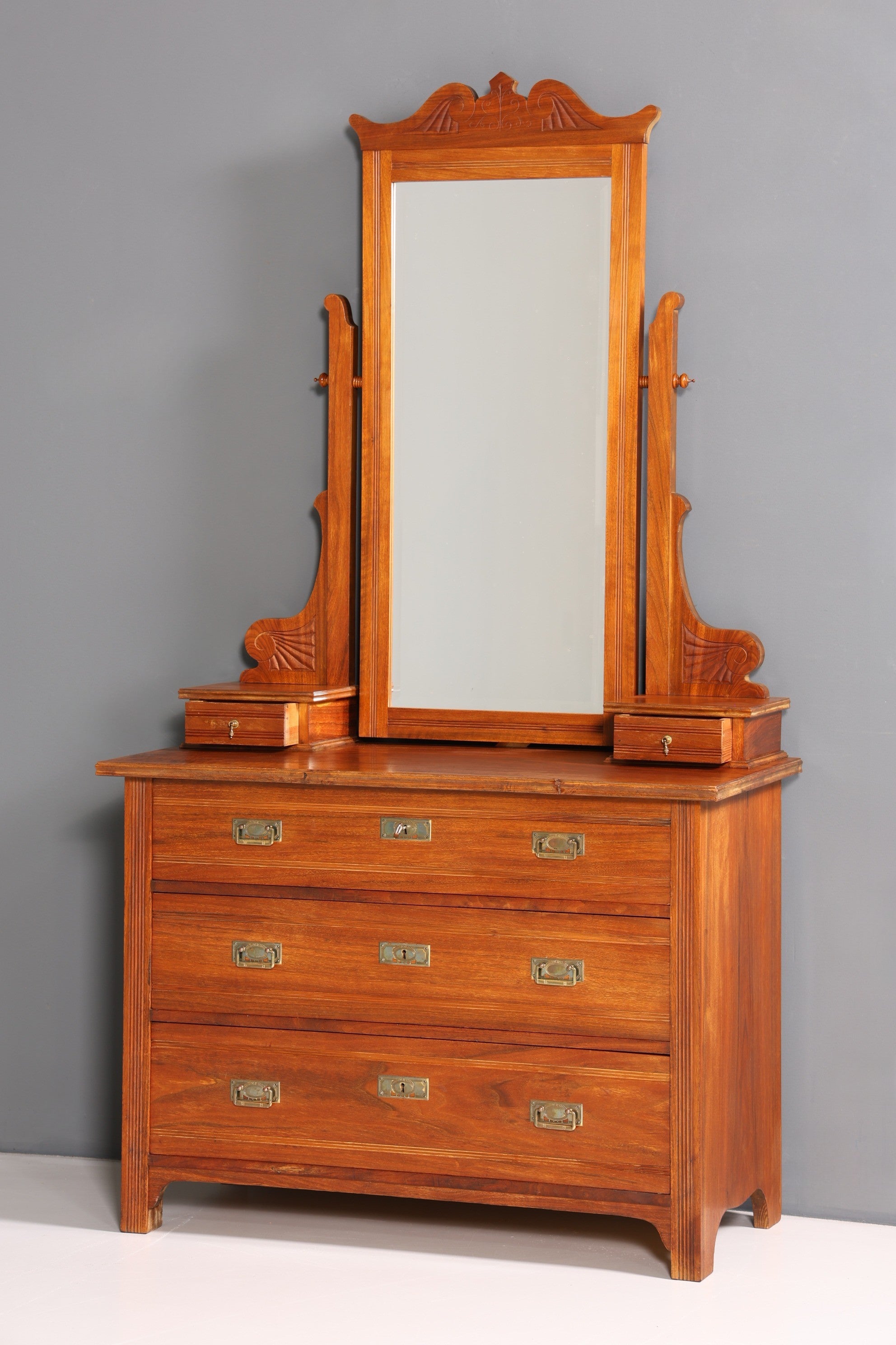 Wunderschöne Jugendstil Kommode Antik Sideboard mit Spiegel Flurkommode Frisierkommode