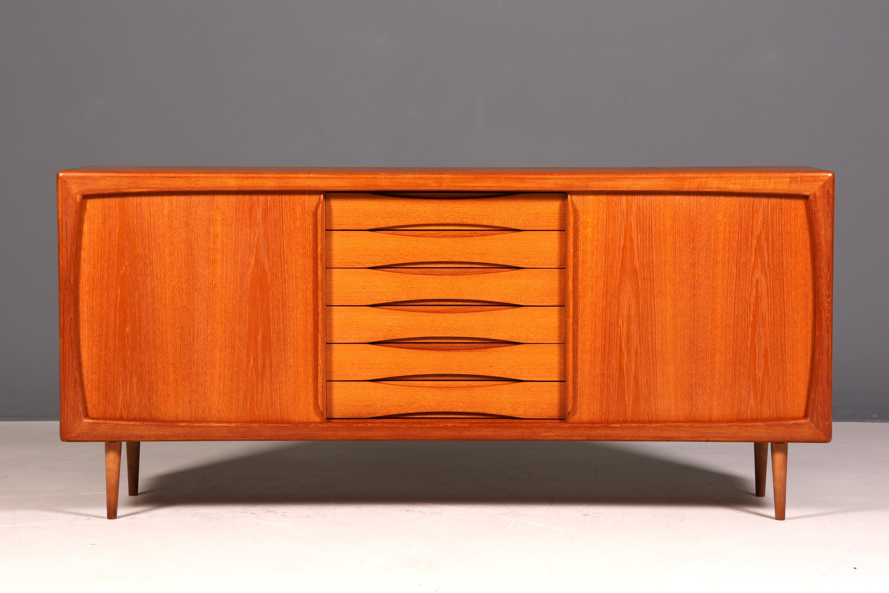 Edles Original Dyrlund Sideboard Mid Century Schrank Danish Design Teak Holz TV Schrank 60s Buffet