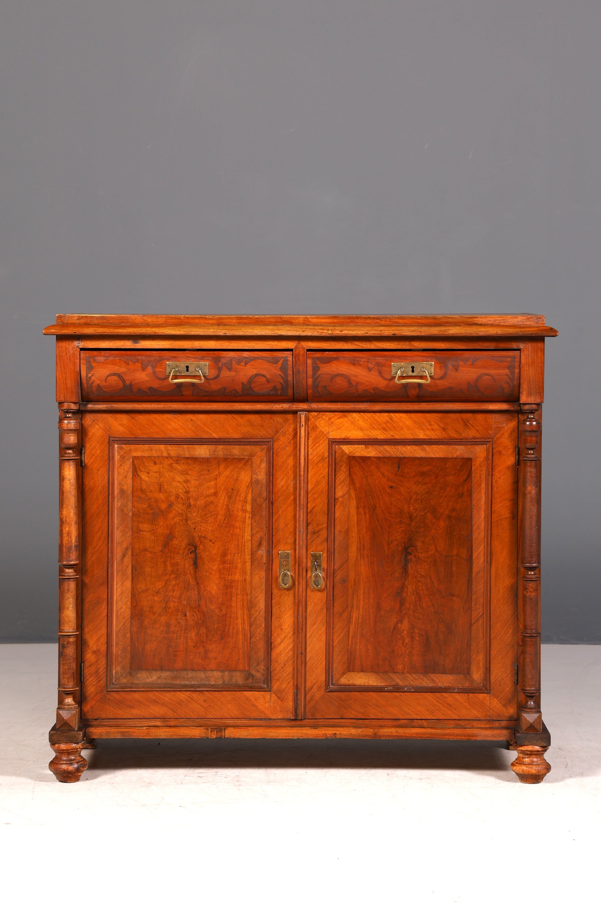 G454 Finish cm Traumhaftes Gründerzeit Vertiko Jugendstil Schrank Antik Highboard Kommode (Kopie)
