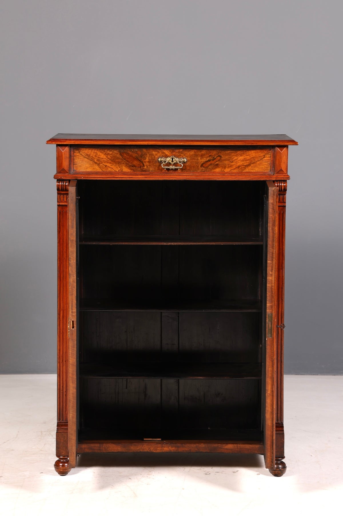Stylish Gründerzeit cabinet, antique vertiko, Art Nouveau chest of drawers, hallway cabinet, solid wood