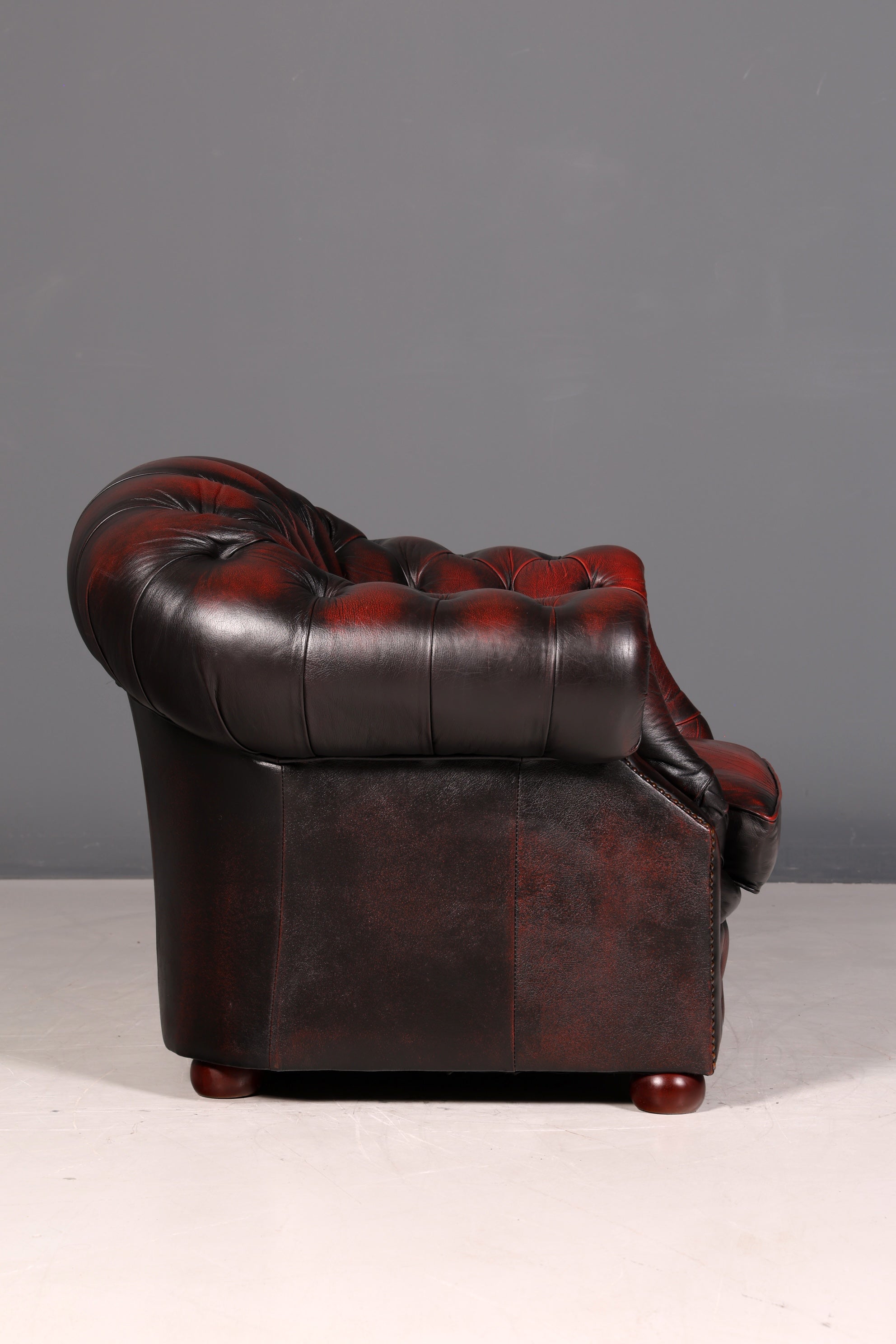 G550 Finish cm Wunderschöner Original Chesterfield Centurion Sessel Englischer Armlehnsessel Englisch Herrensessel (Kopie)