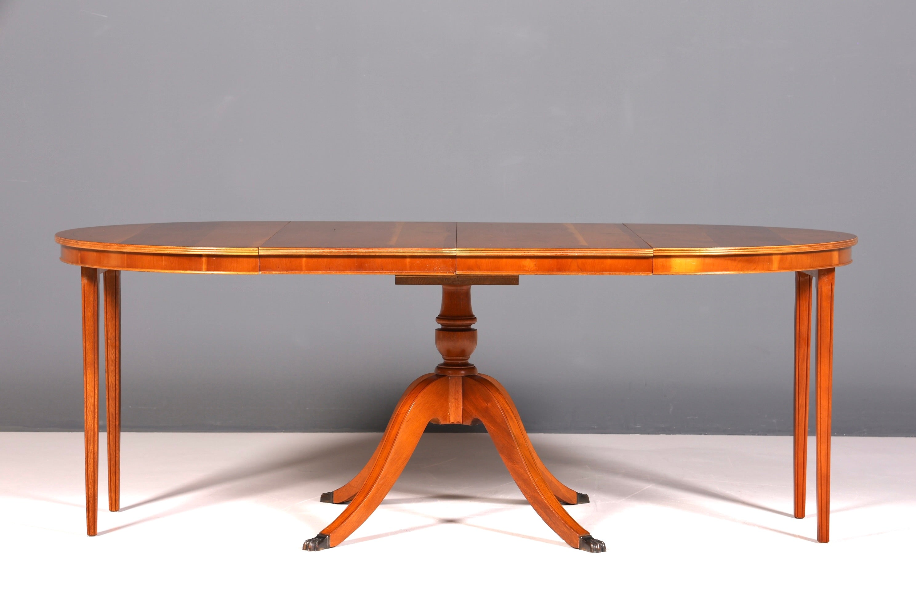 Traumhafter Englischer Tisch ausziehbarer Esstisch Antik Stil 60s Regency Küchentisch Eibe