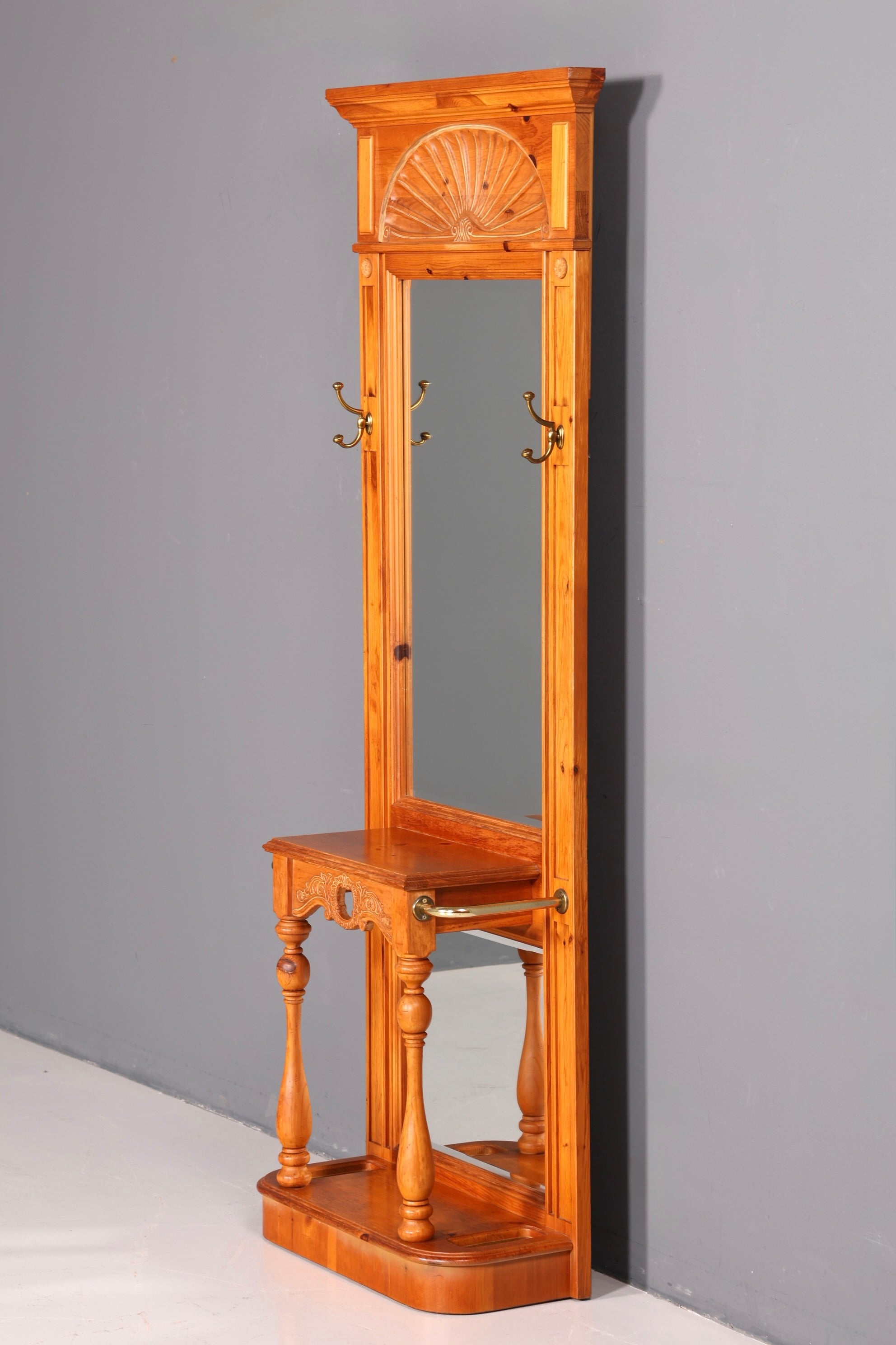 Wunderschöne Garderobe Pulaski Flur Garderobe Barock Stil Kleiderhaken Spiegel Garderobenständer