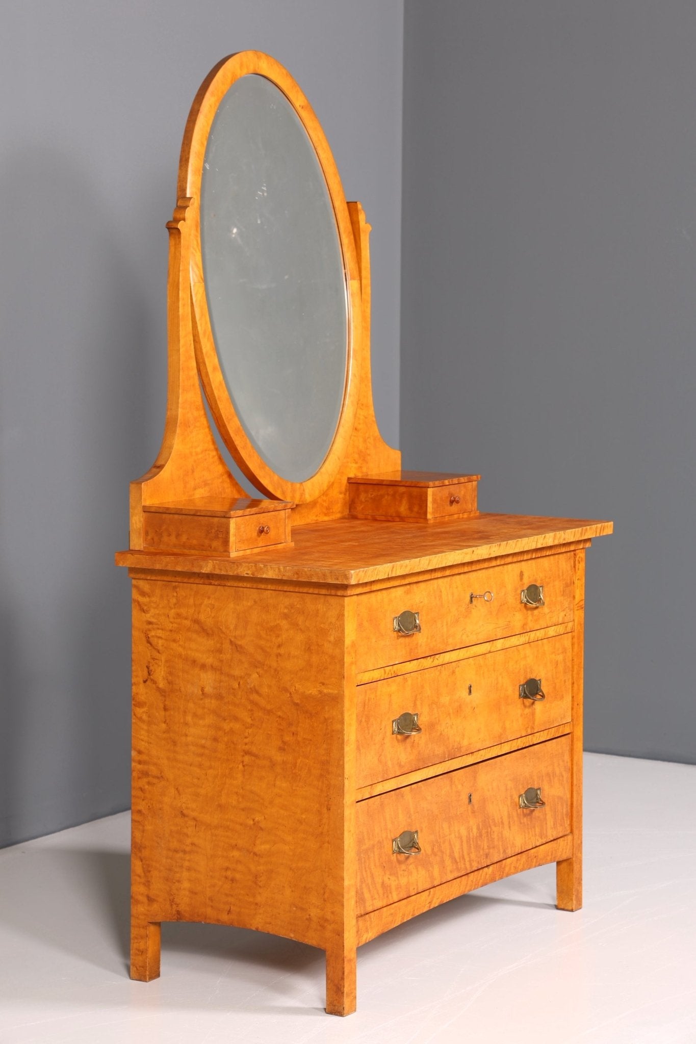 Wunderschöne Jugendstil Kommode Antik Sideboard mit Spiegel Flurkommode Frisierkommode