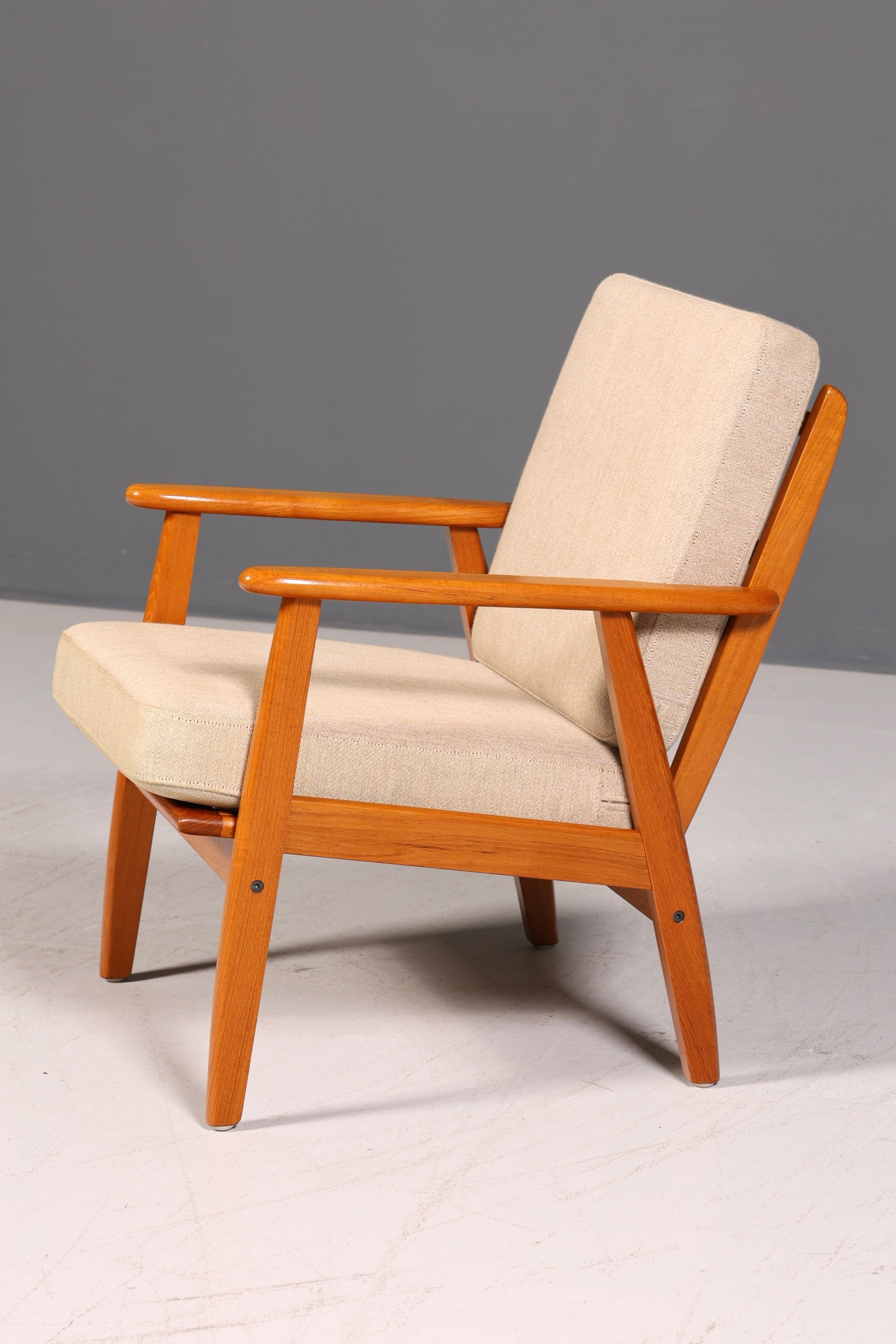 Wunderschöner Mid Century Sessel Made in Denmark Teak Holz Armlehnsessel 60s Designklassiker