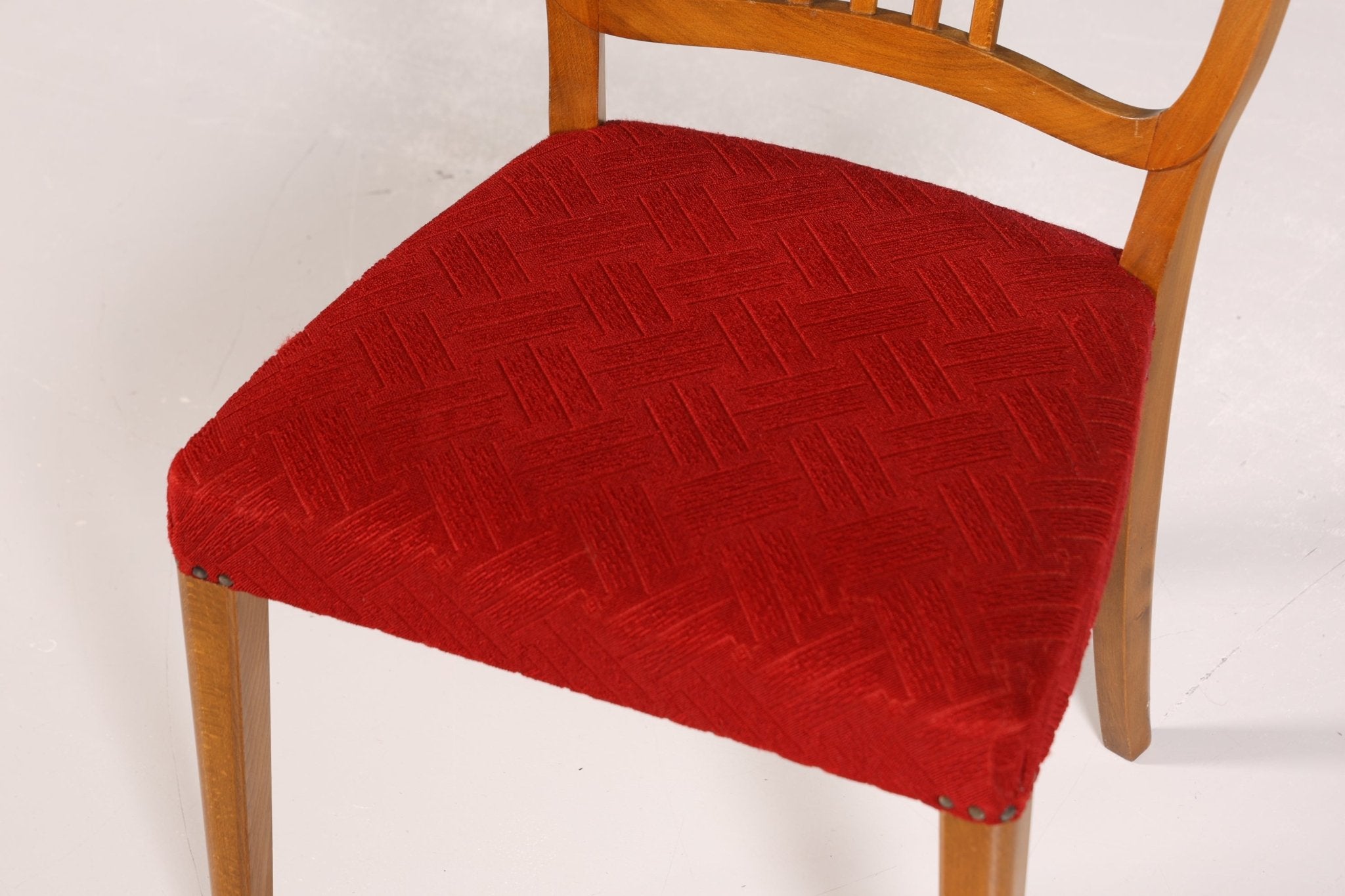 4x Wunderschöne Stühle um 1940 Art Deco Stil Küchenstühle Esszimmer Stühle Stuhl Set