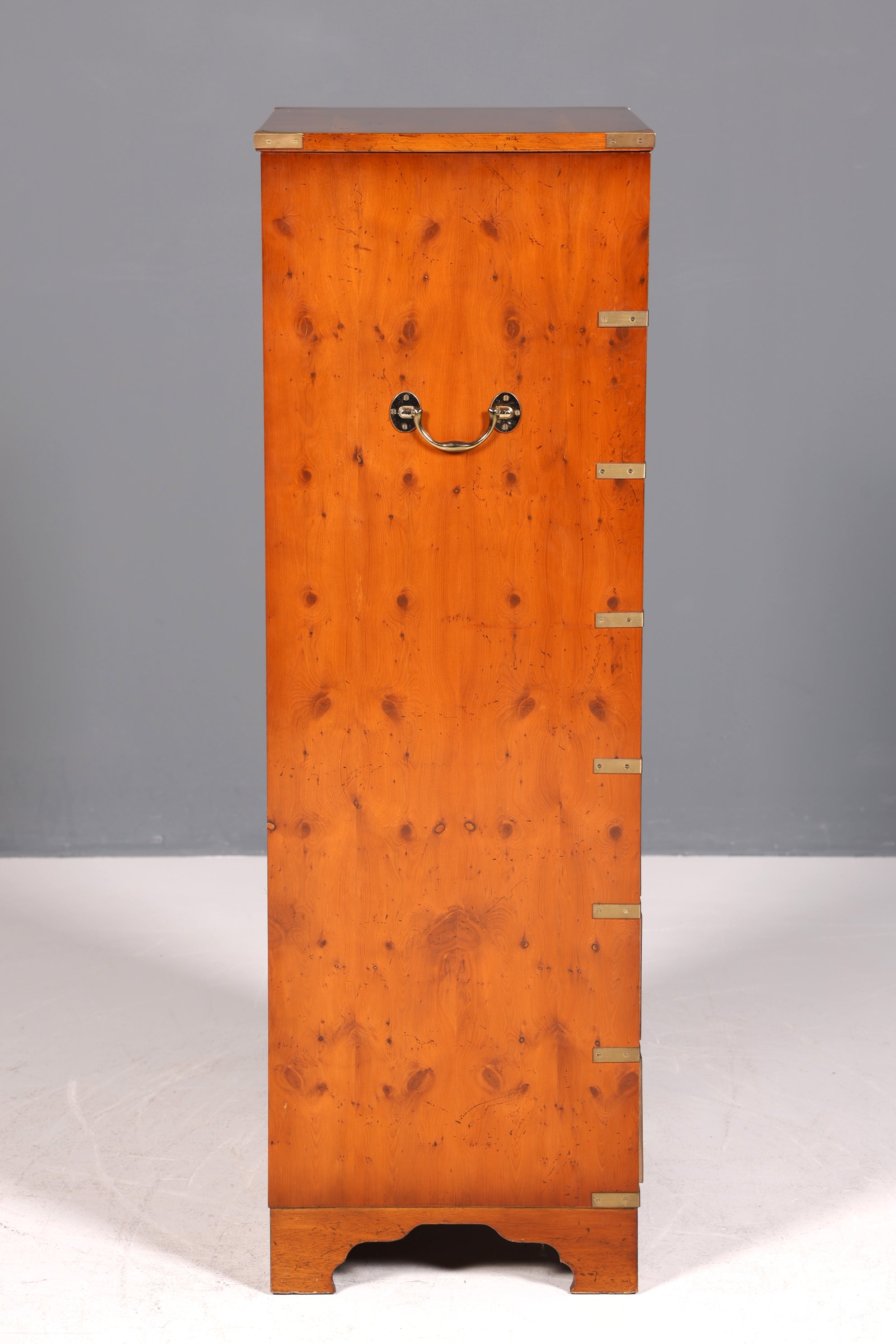 Wunderschöne Maritime Kommode Englisch Vertiko Military Chest Schrank Schubladenkommode