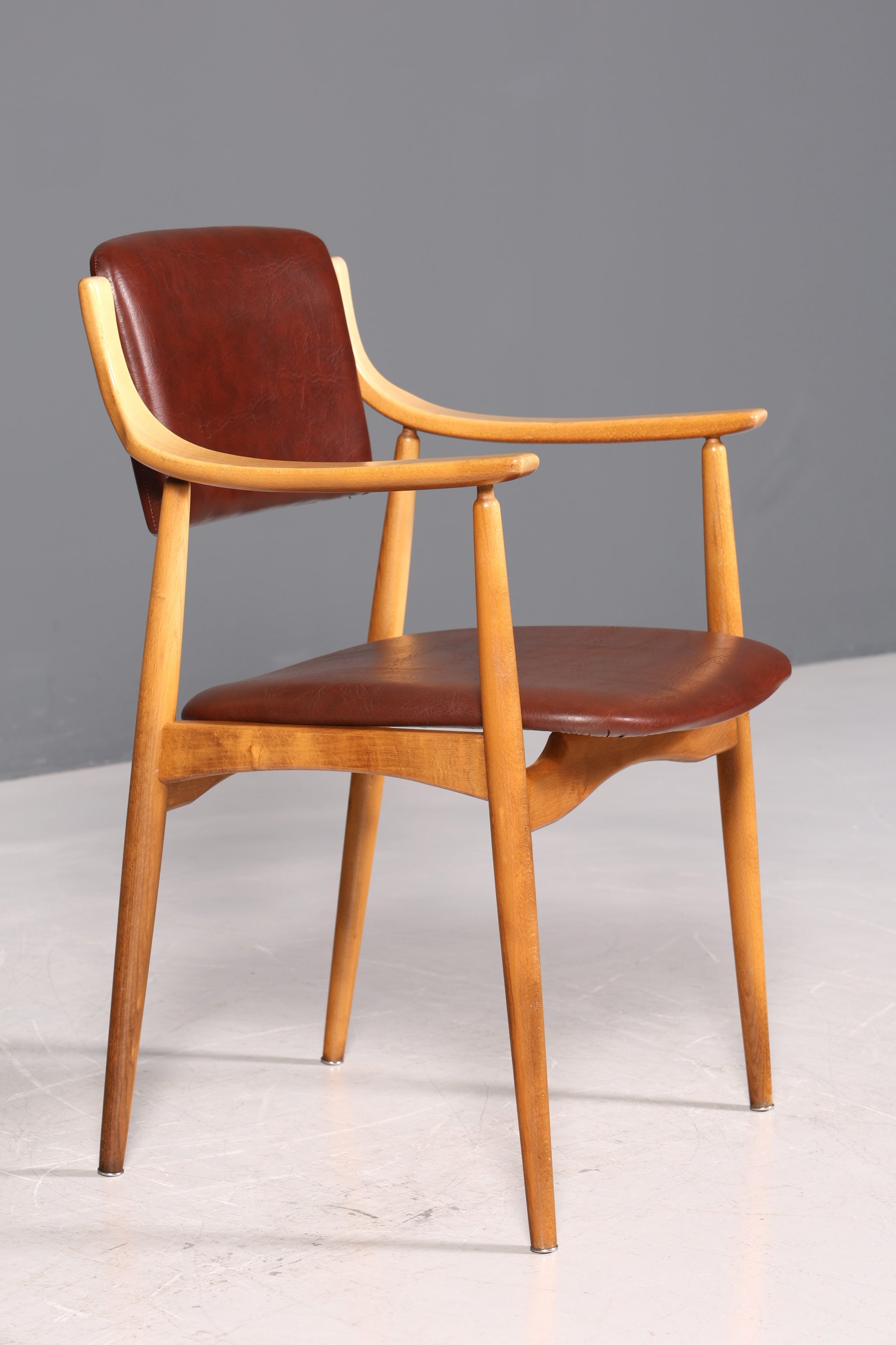 Stilvoller Mid Century Stuhl Retro Sekretär Stuhl Danish Design Küchenstuhl Esszimmer Stuhl