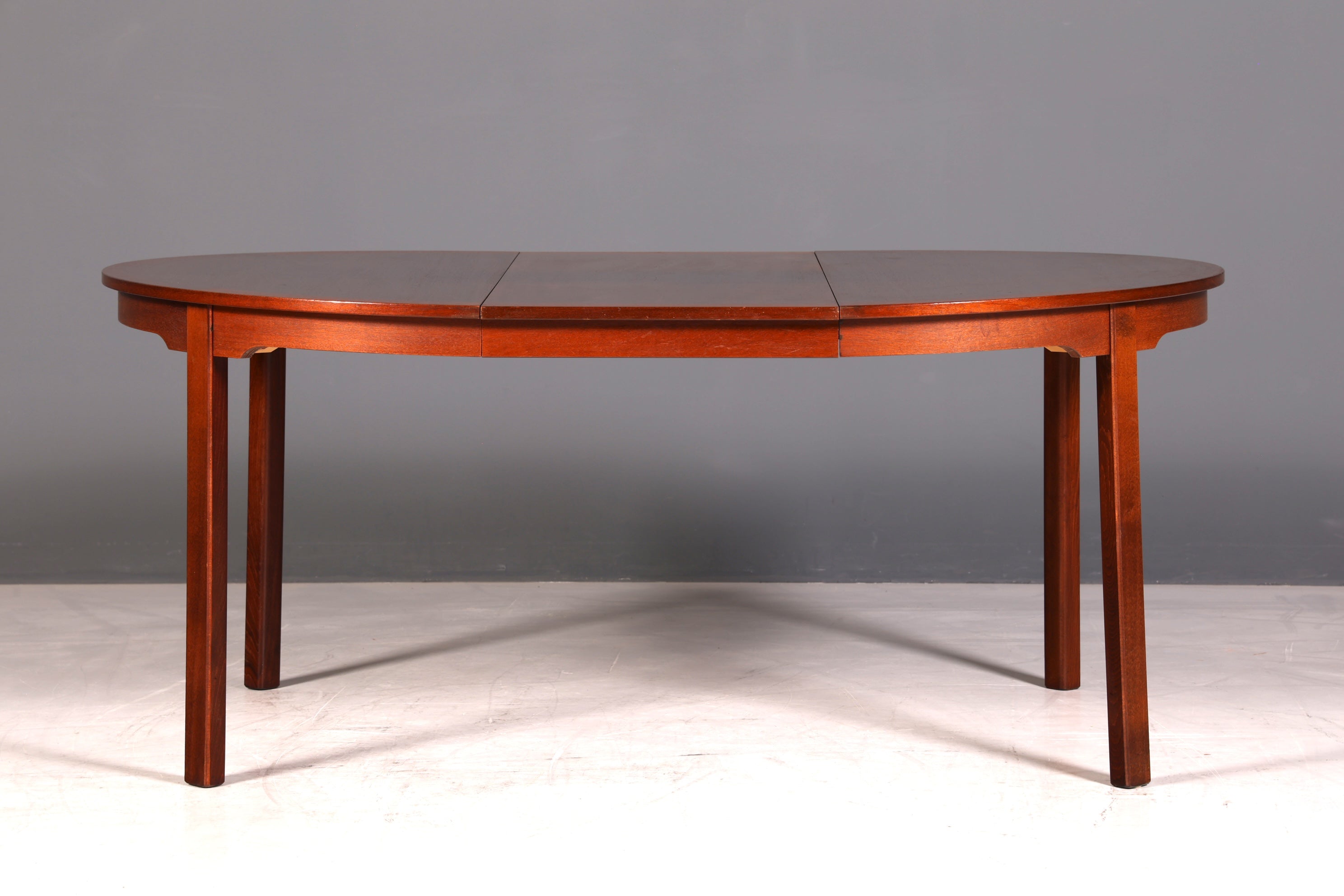 G133 Finish cm Schlichter Mid Century Esstisch ausziehbarer Vintage Tisch Retro Küchentisch