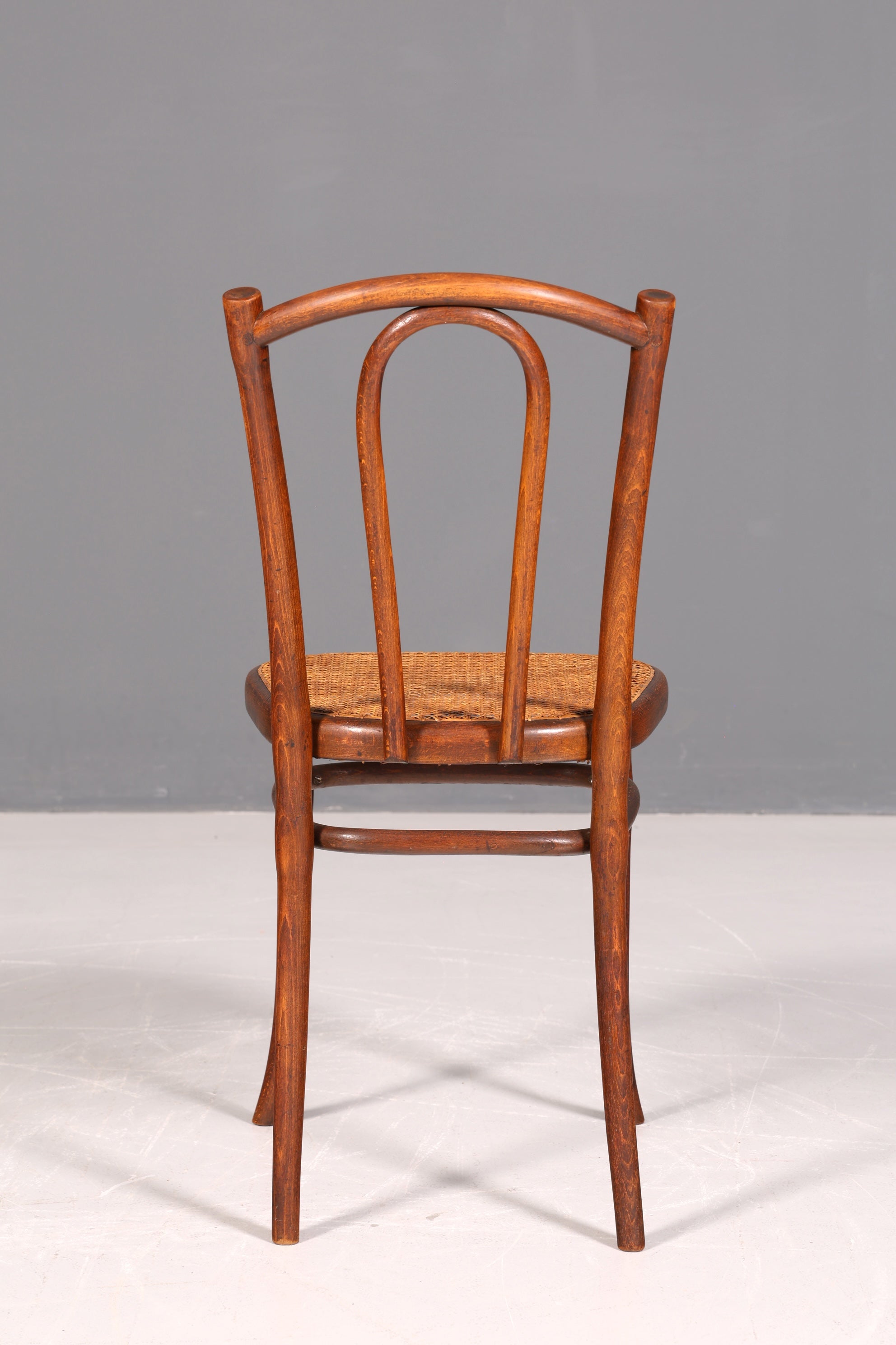 Traumhafter Original Thonet Stuhl Korbgeflecht Bugholz Antik Wiener Geflecht Sekretär Stuhl Vintage Esszimmer