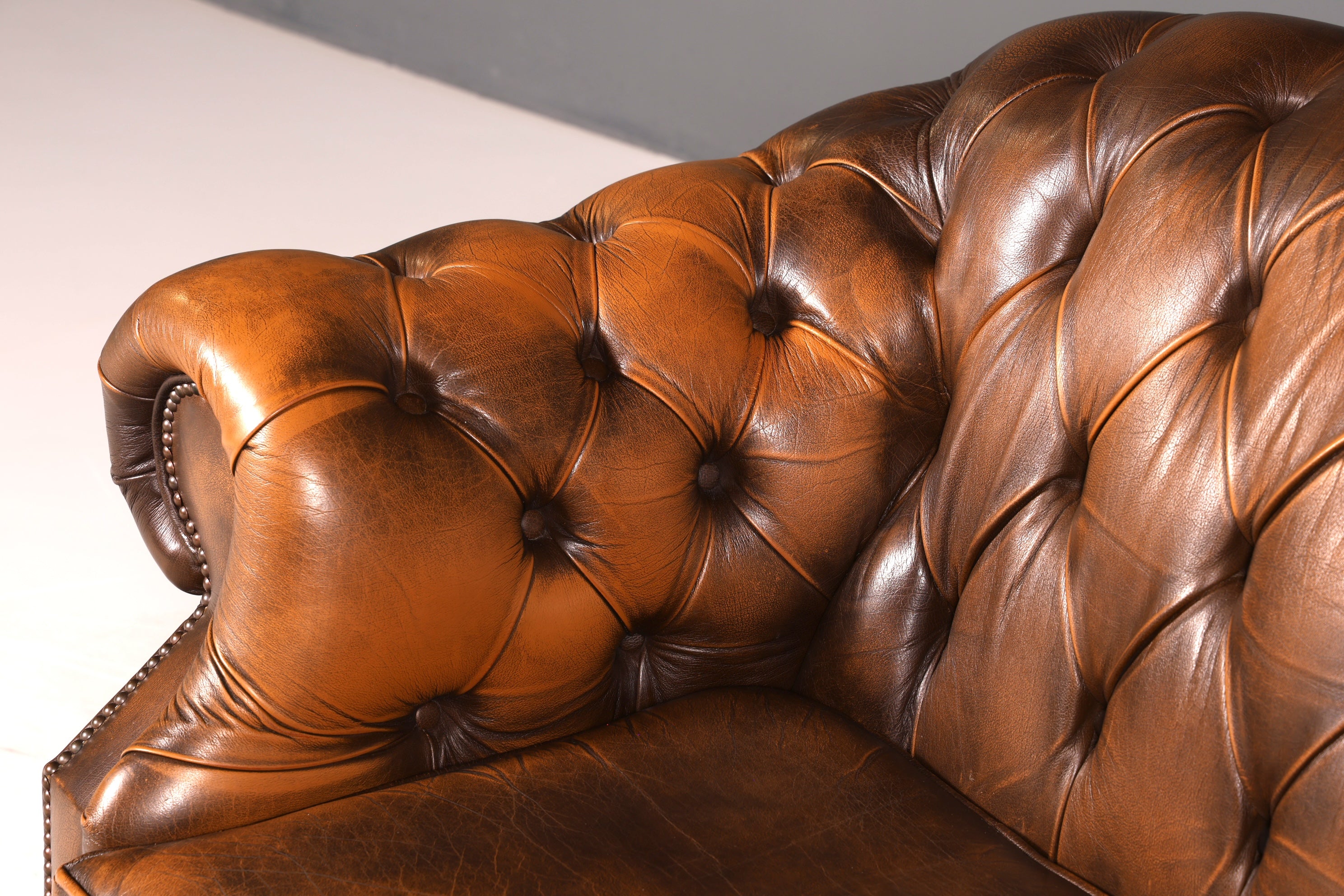 Wunderschönes Original Chesterfield Centurion Sofa 3- Sitzer echt Leder Couch