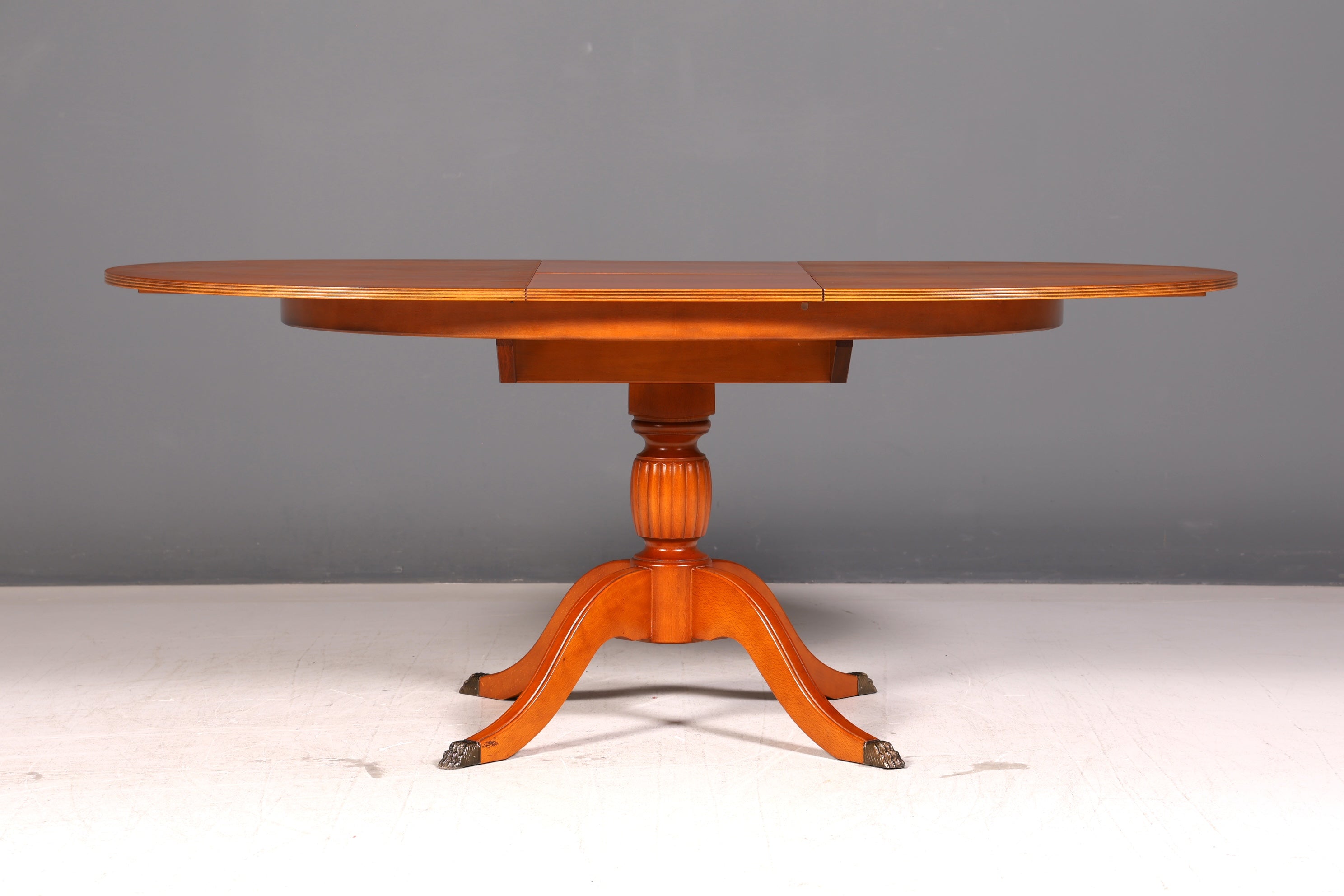 Wunderschöner Englischer Esstisch ausziehbar Eibe Tisch Esszimmertisch Küchentisch Oval Antik Vintage