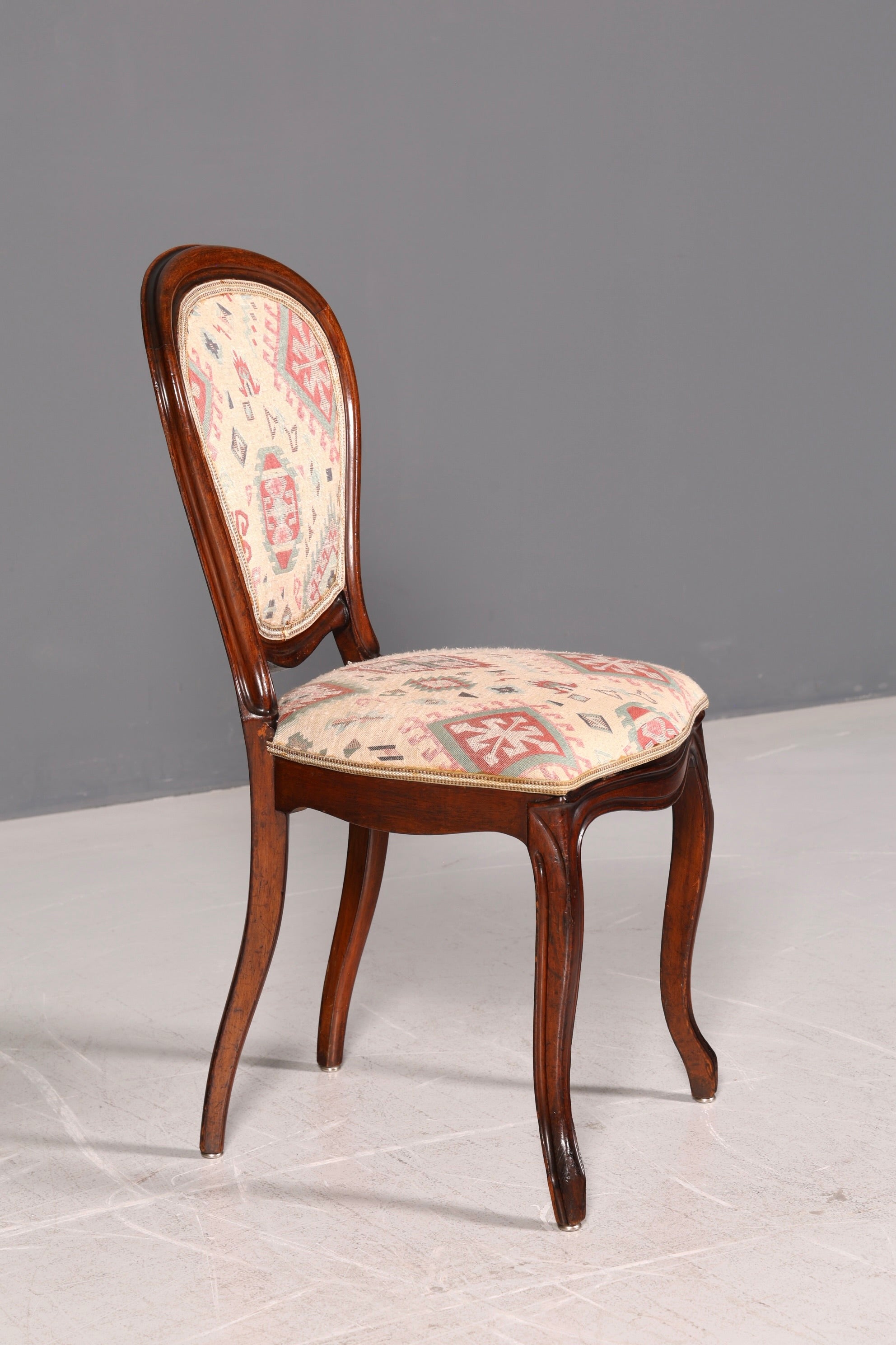 Traumhafter Louis Philippe Stuhl Antik Sekretär Stuhl Biedermeier Echt Holz Esszimmerstuhl Polsterstuhl Vintage