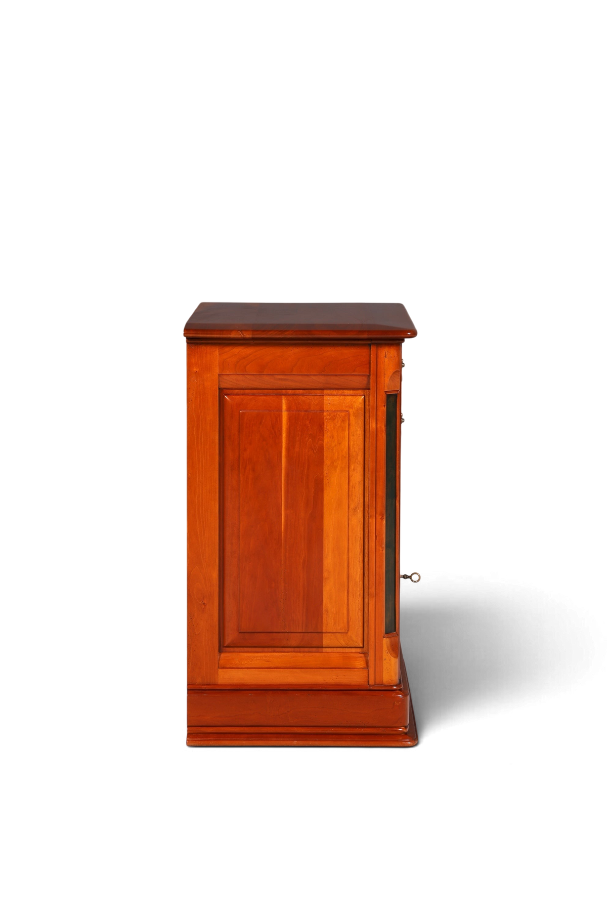 Hauptstadt Möblerei Biedermeier Kommode aus massivem Eibenholz im englischen Stil mit antiker Maserung