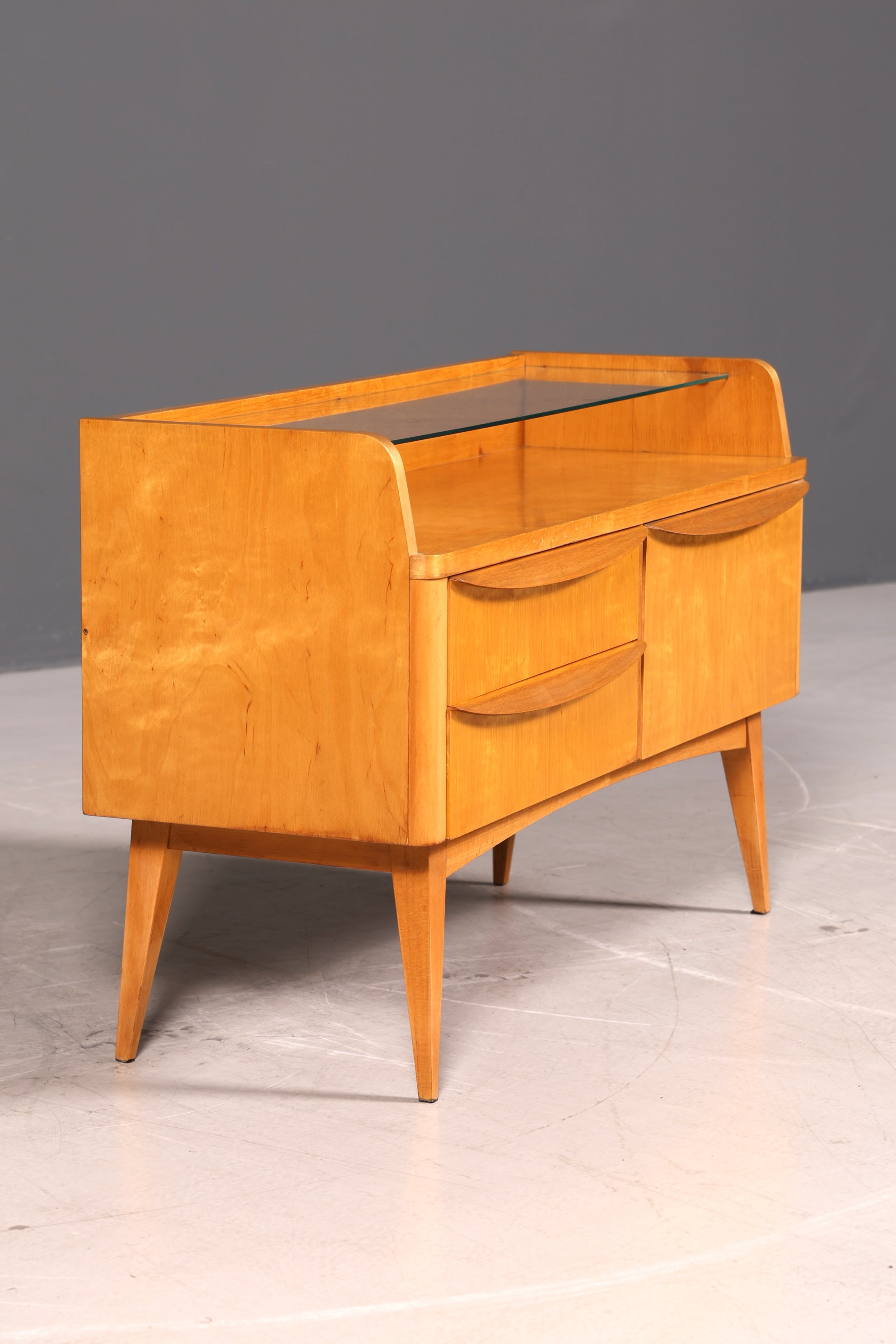 Original Hellerau Schrank Franz Ehrlich Mid Century Sideboard Lowboard DDR Design