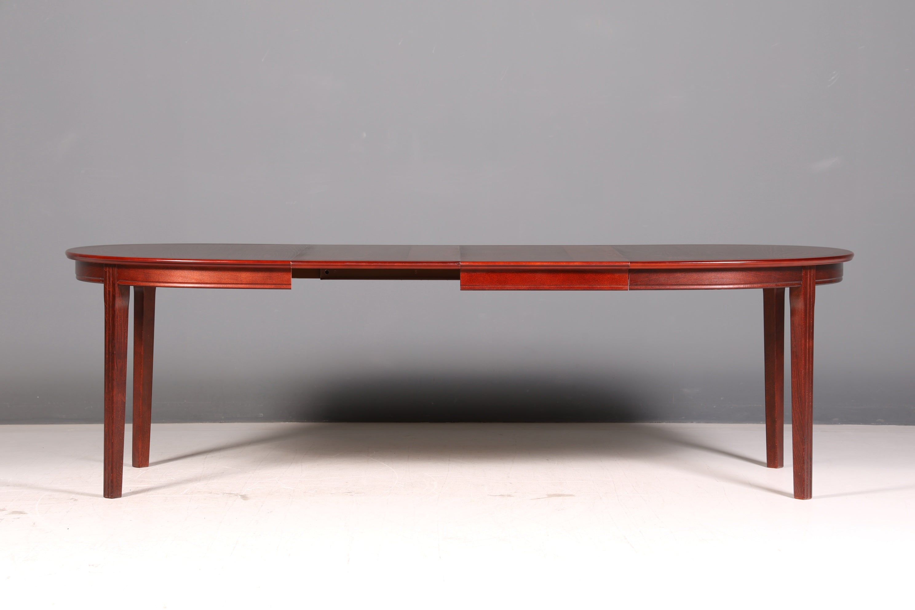 Traumhafter Mid Century Esstisch ausziehbar Oval Tisch Esszimmertisch Küchentisch Vintage Danish