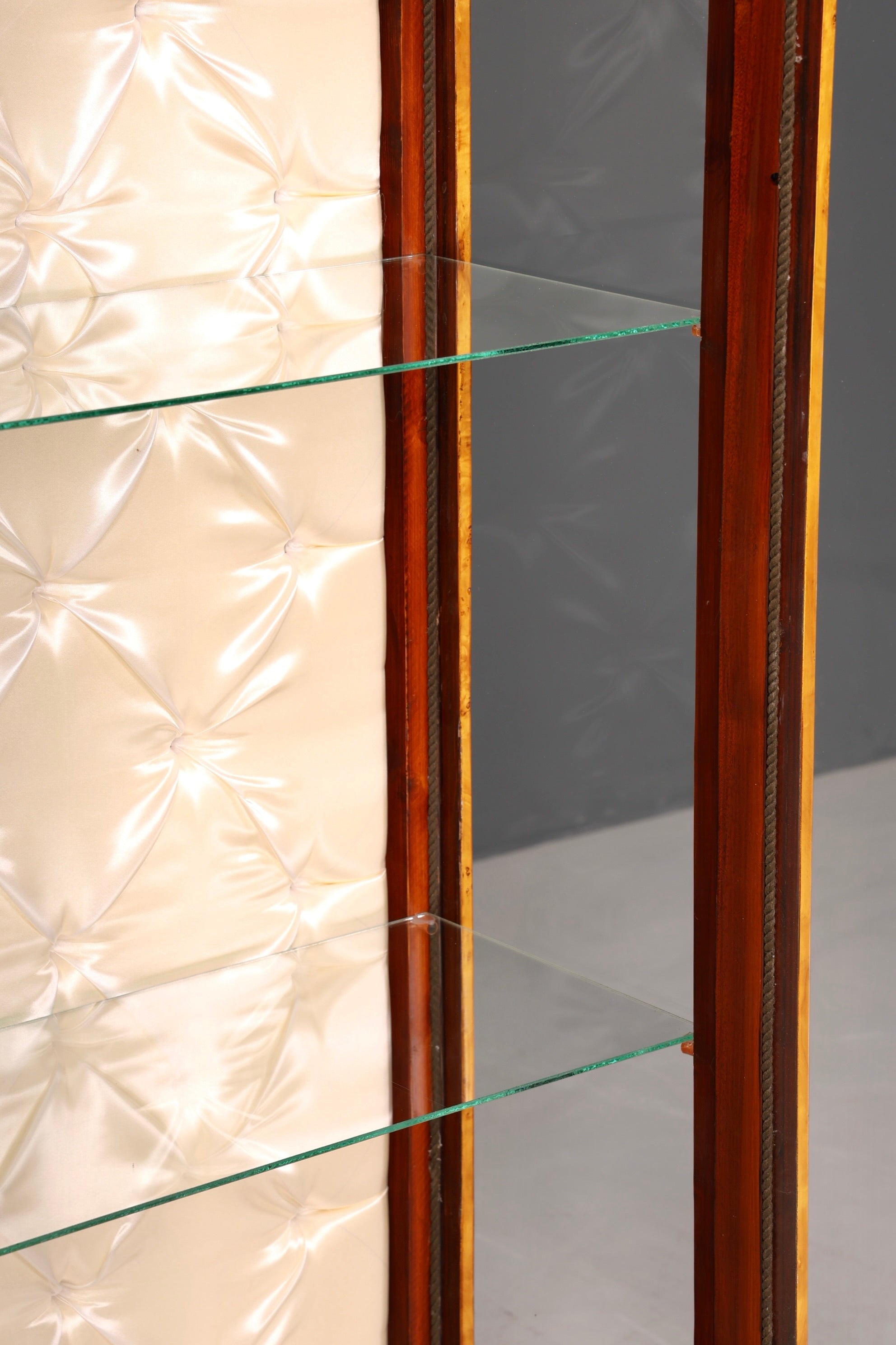Beeindruckende Art Deco Design Vitrine Bücherregal Biedermeier Kult Regal Bookshelf Regal Glasschrank