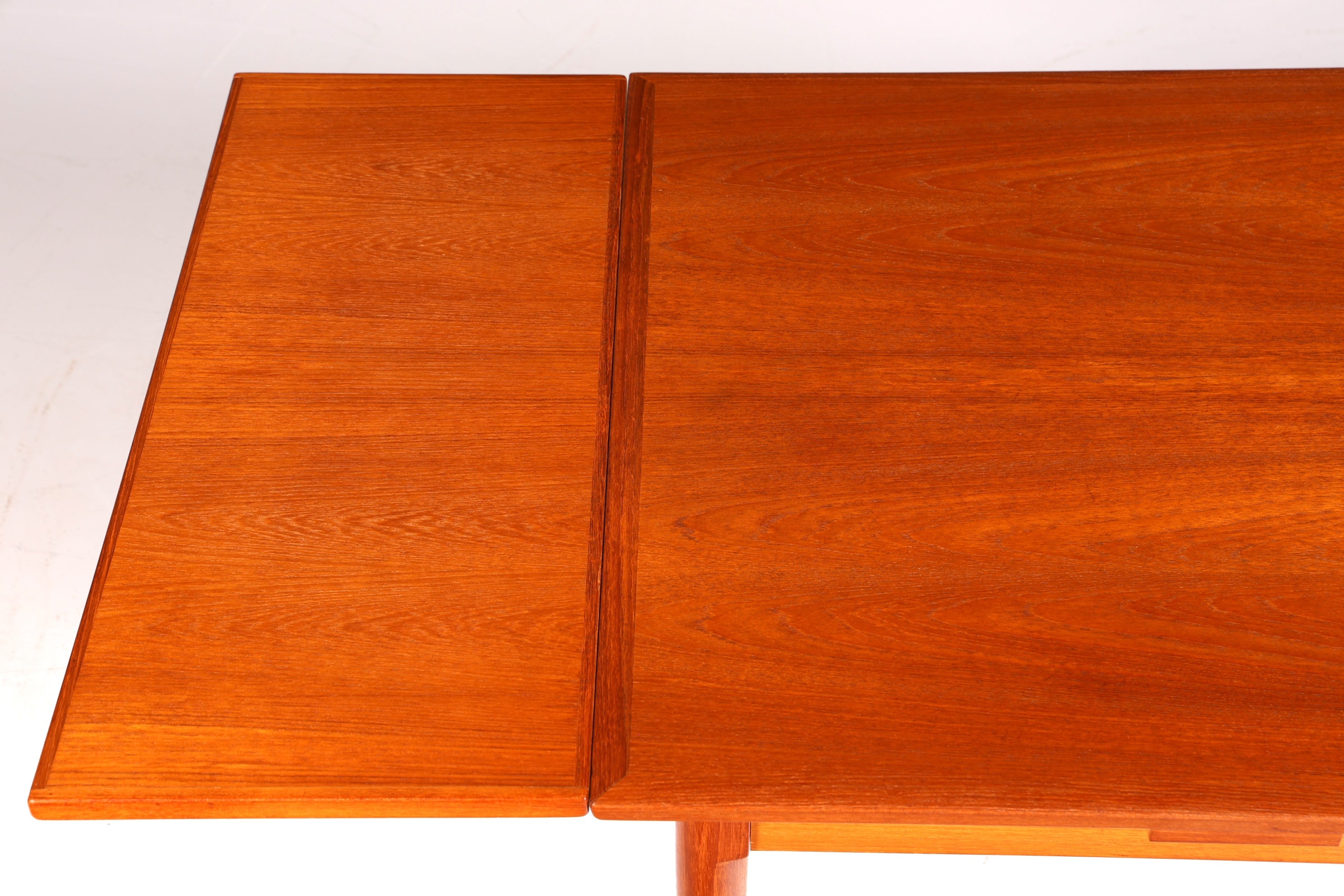 Schlichter Mid Century Esstisch Bernhard Pedersen &Søn ausziehbarer Danish Design Teak Holz Küchentisch Esszimmer Tisch